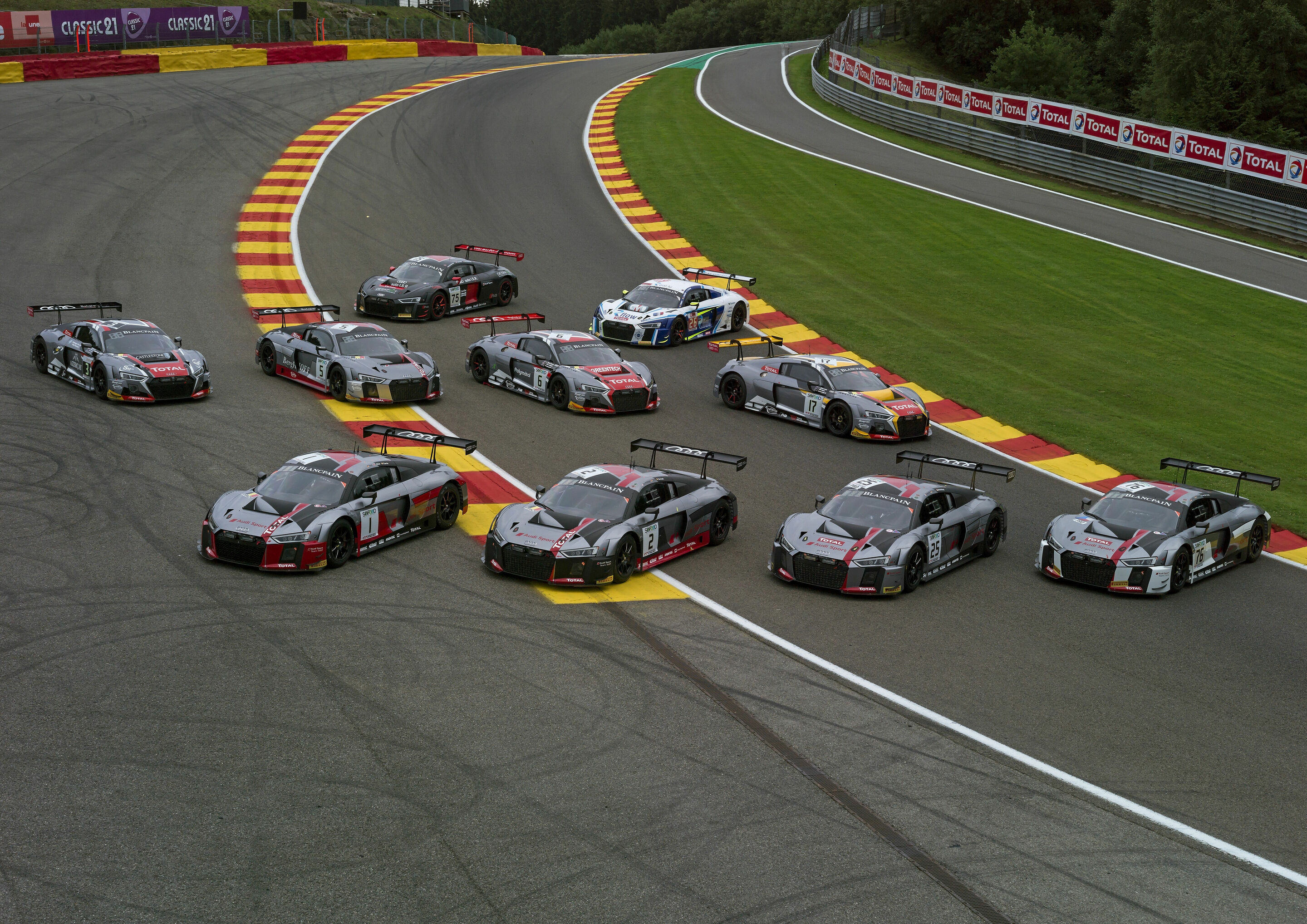 24h Spa 2017 - Audi Sport customer racing