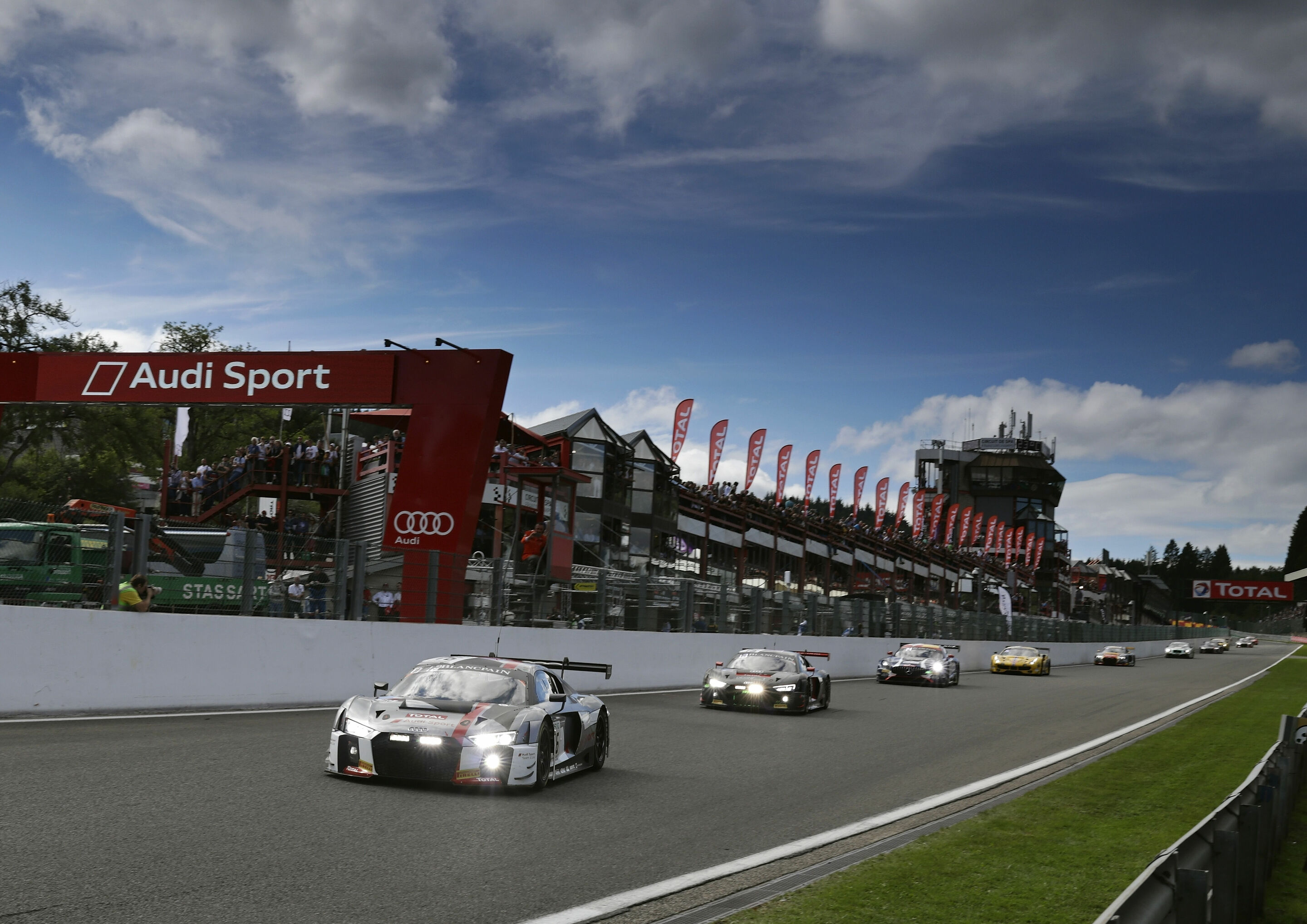 24h Spa 2017 - Audi R8 LMS #76 (Audi Sport Team I.S.R.), Pierre Kaffer/Kelvin van der Linde/Frank Stippler