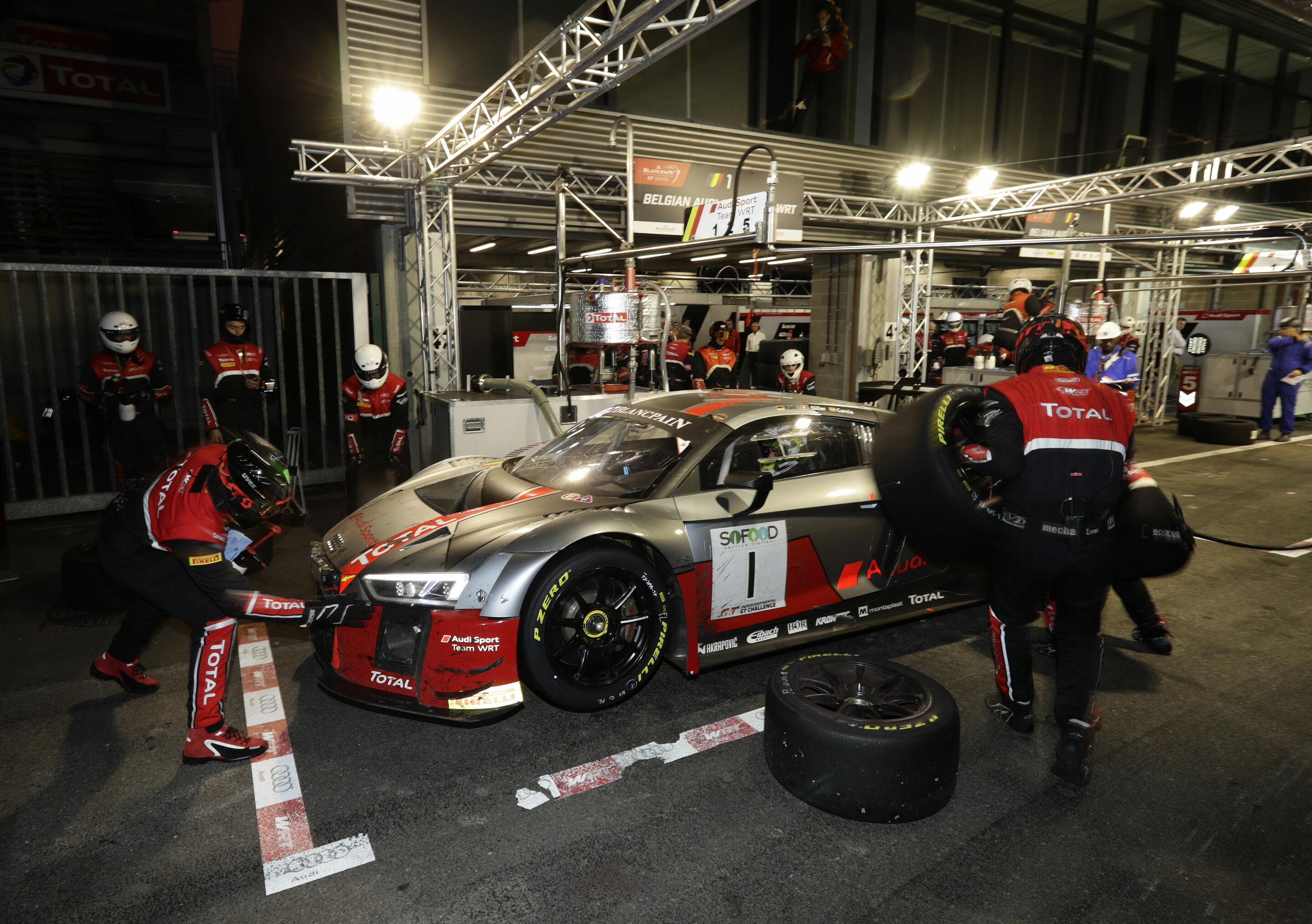 24h Spa 2017 - Audi R8 LMS #1 (Audi Sport Team WRT), Antonio García/Nico Müller/René Rast