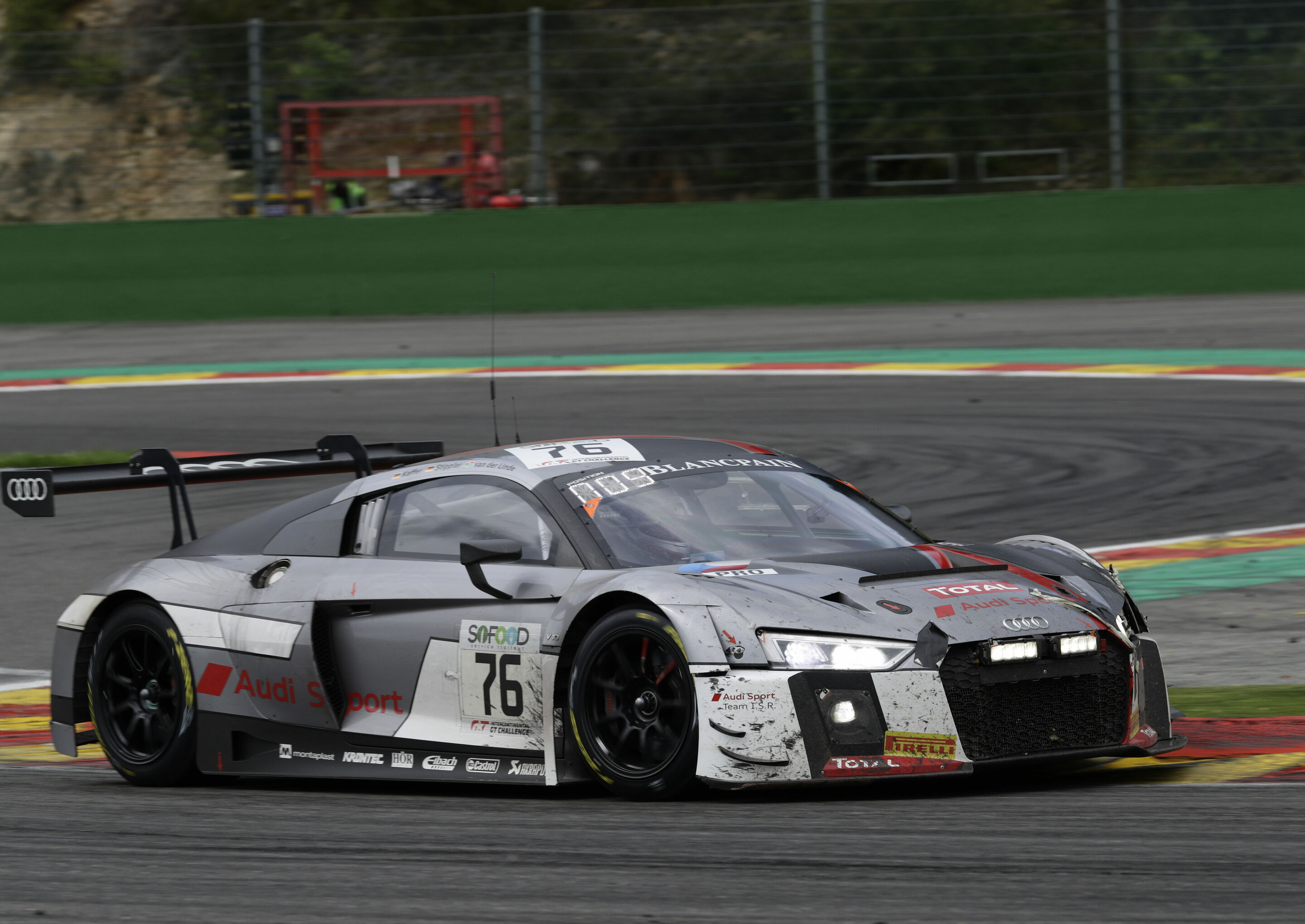 24h Spa 2017 - Audi R8 LMS #76 (Audi Sport Team I.S.R.), Pierre Kaffer/Kelvin van der Linde/Frank Stippler