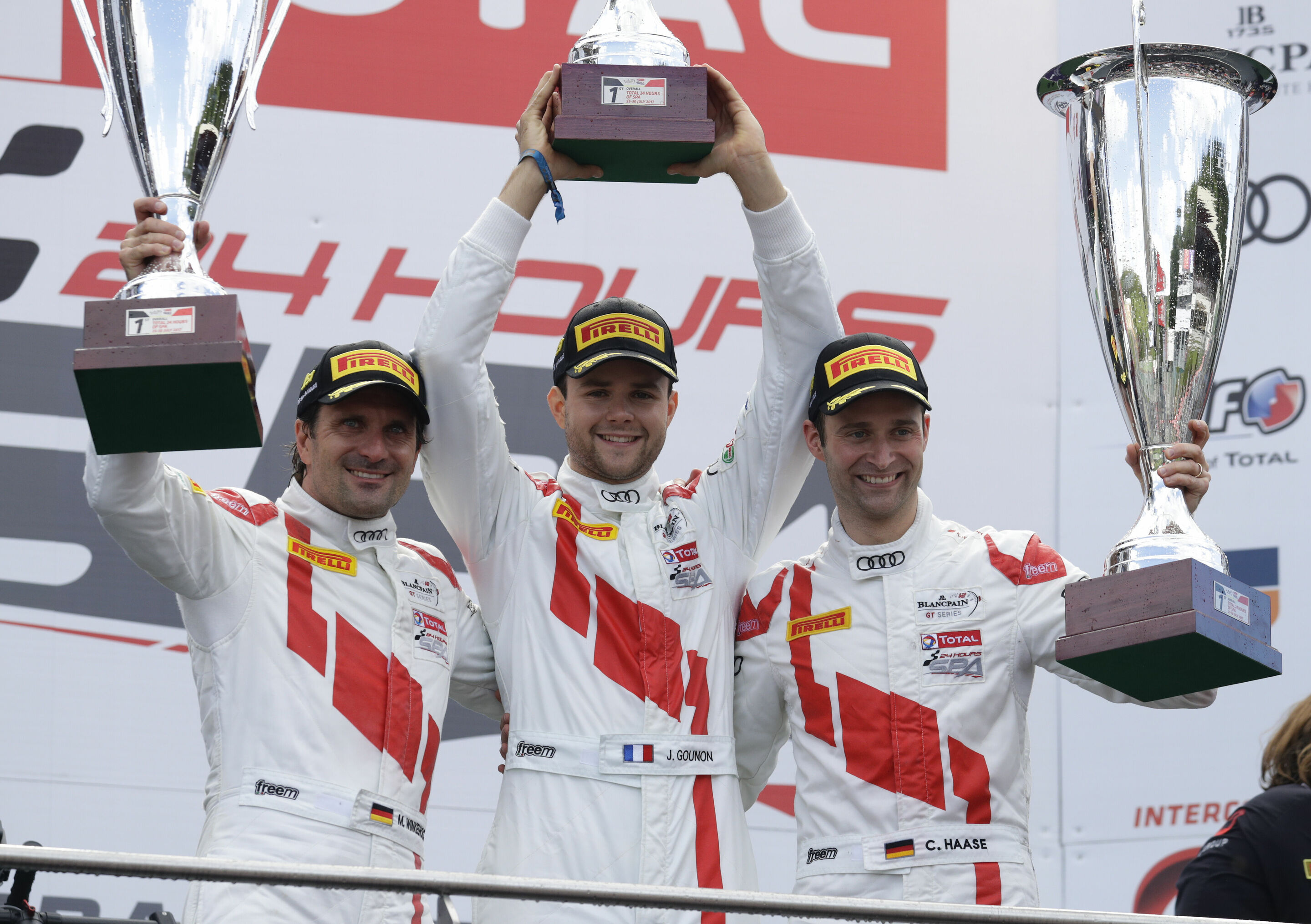 24h Spa 2017 - Audi R8 LMS #25 (Audi Sport Team Saintéloc), Jules Gounon/Christopher Haase/Markus Winkelhock