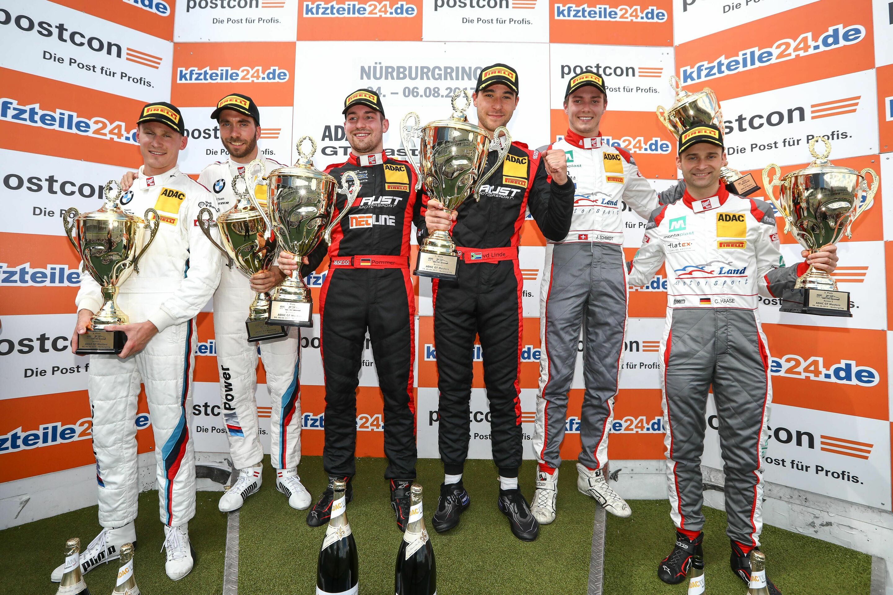 ADAC GT Masters 2017 - Markus Pommer, Kelvin van der Linde