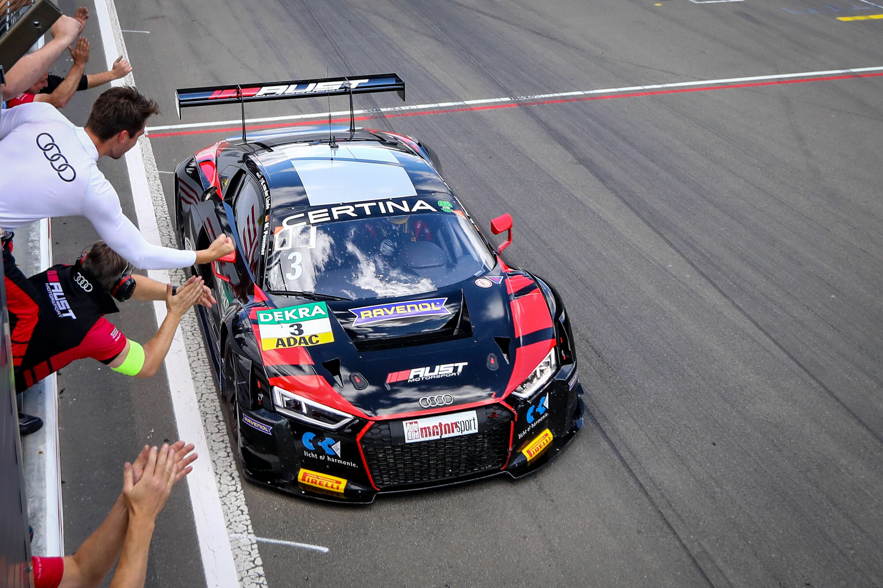 ADAC GT Masters 2017 - Audi R8 LMS #3 (Aust Motorsport), Kelvin van der Linde/Markus Pommer