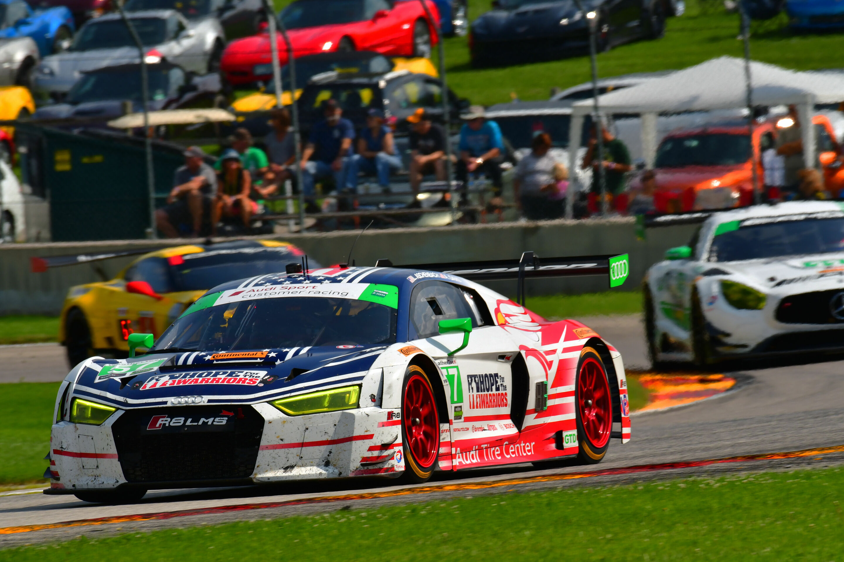 IMSA WeatherTech SportsCar Championship 2017 - Audi R8 LMS #57 (Stevenson Motorsports), Andrew Davis/Lawson Aschenbach