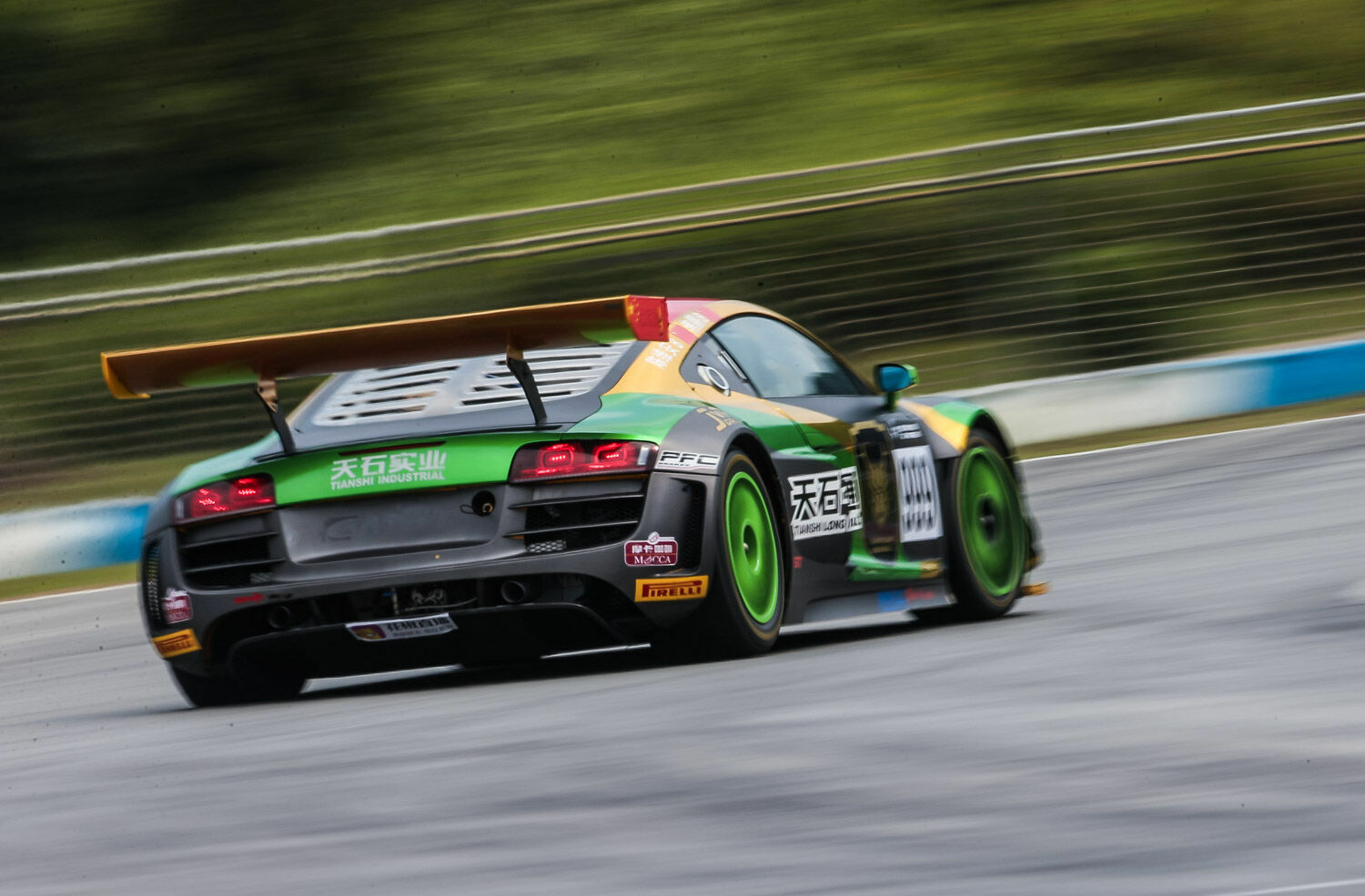 GT Masters China 2017 - Audi R8 LMS #999 (Tianshi Racing Team), Chen Weian/Jiao Peng