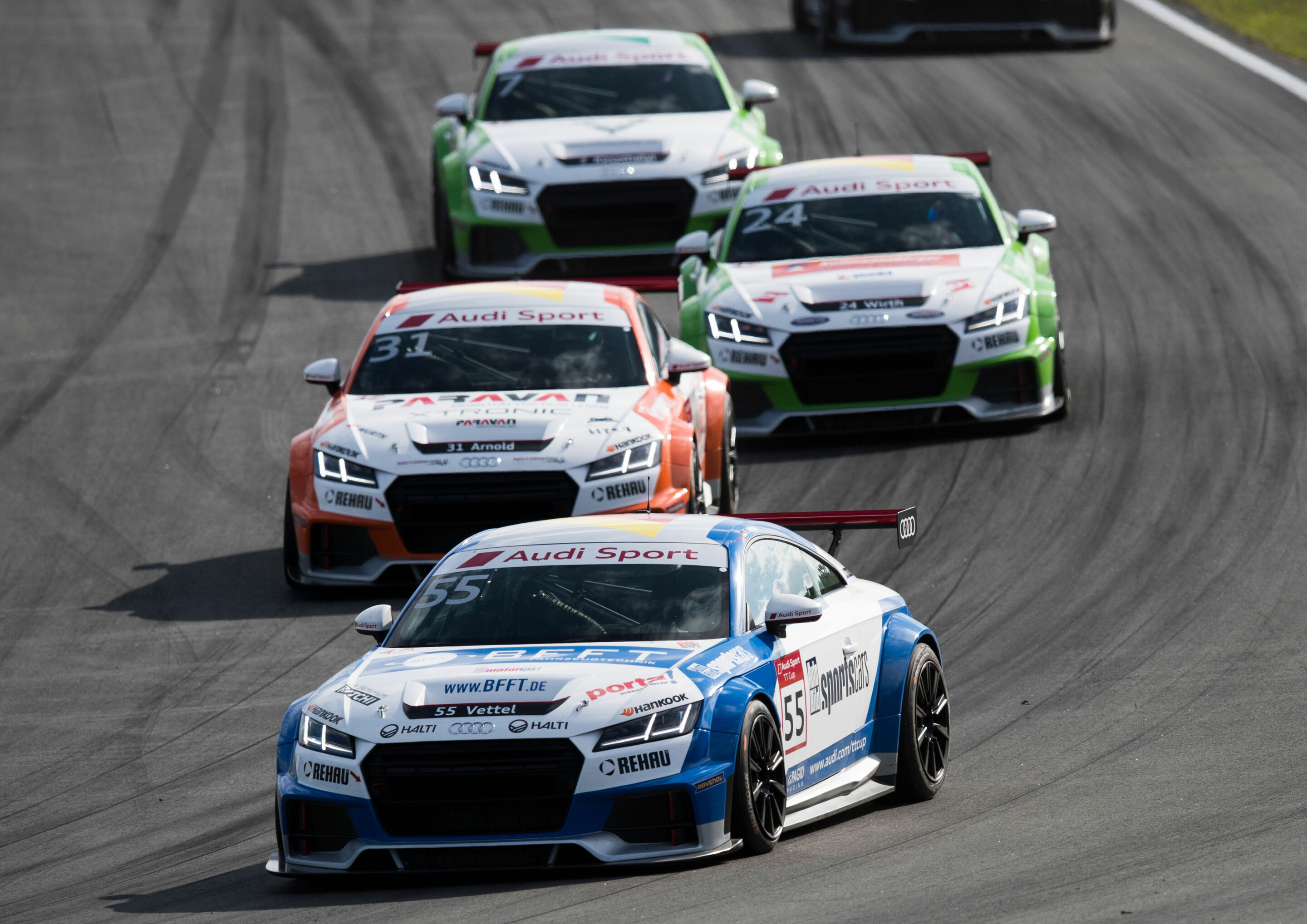 Audi Sport TT Cup Zandvoort 2017 - Audi TT cup #55 Fabian Vettel