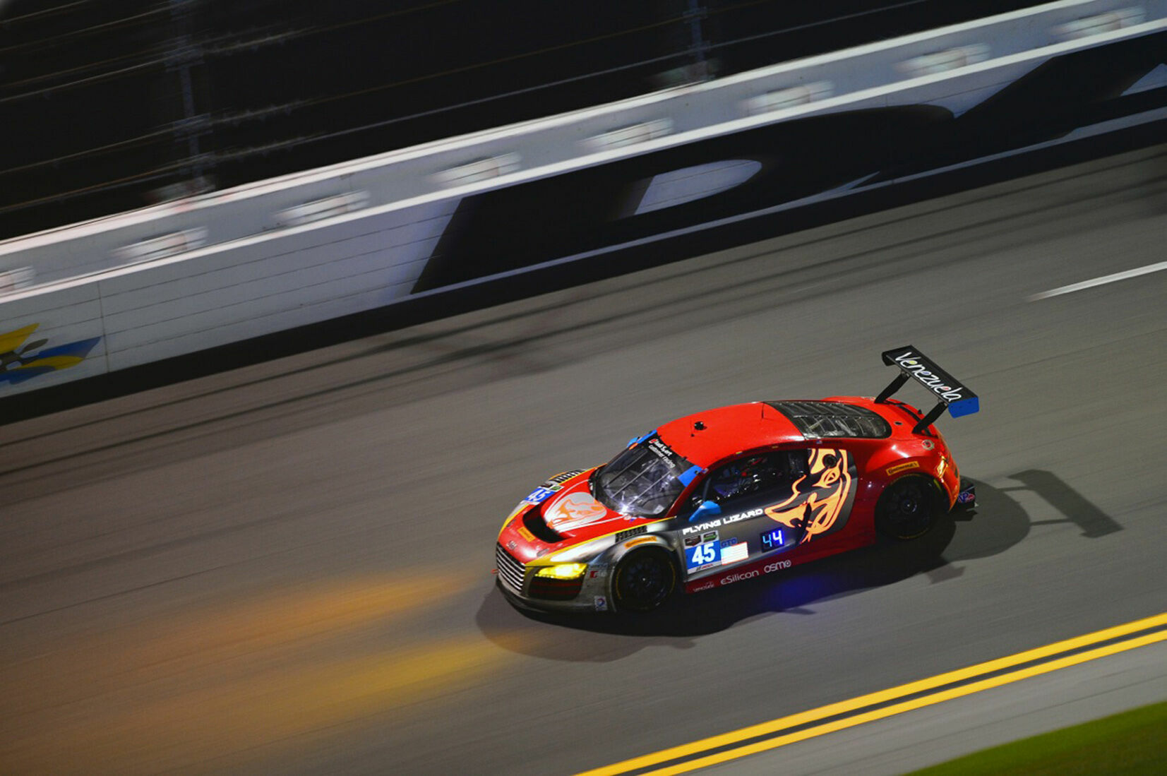 Second consecutive victory for Audi at Daytona - Audi R8 LMS #45 (Flying Lizard Motorsports) Nelson Canache jr. (YV), Tim Pappas (USA), Spencer Pumpelly (USA), Markus Winkelhock (D)d