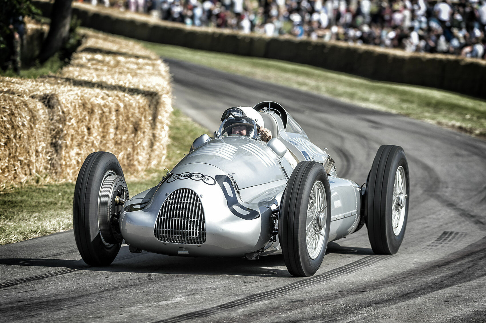 Großglockner Grand Prix 2017: Audi Tradition startet mit Auto Union Typ C - Beim Großglockner Grand Prix als Aussteller dabei: Der Auto Union Typ D Doppelkompressor von 1939.