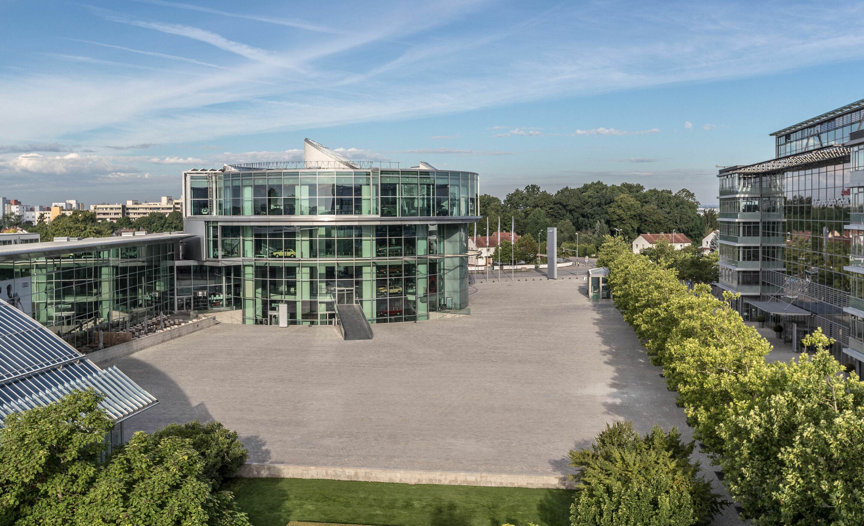 Audi Forum Ingolstadt - View of the grounds