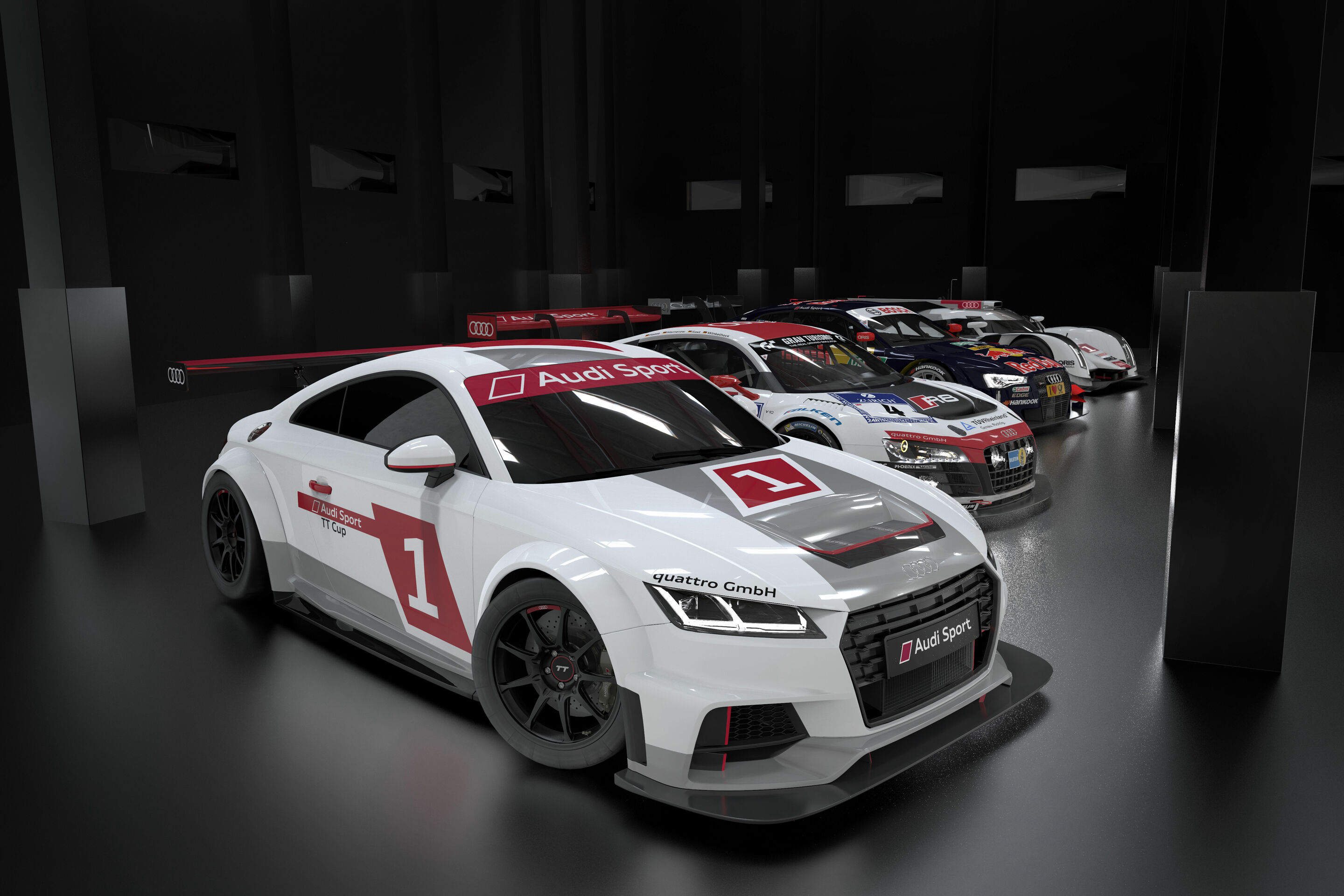 World Premiere Audi Sport TT Cup - Audi TT cup, Audi R8 LMS ultra, Audi RS 5 DTM, Audi R18 e-tron quattro