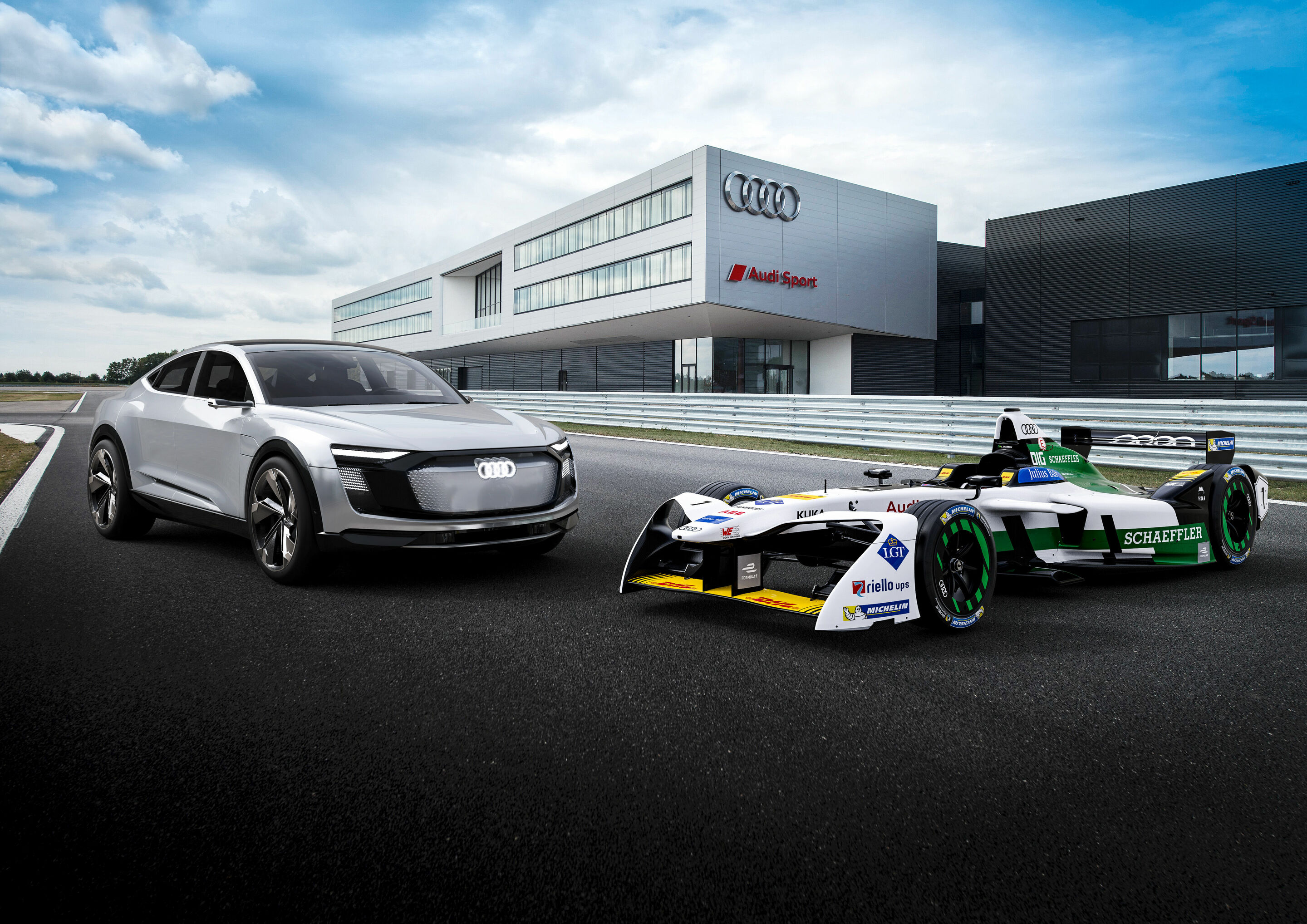 Audi Formula E Team Presentation - Audi e-tron, Audi e-tron FE04 #1 (Audi Sport ABT Schaeffler), Lucas di Grassi