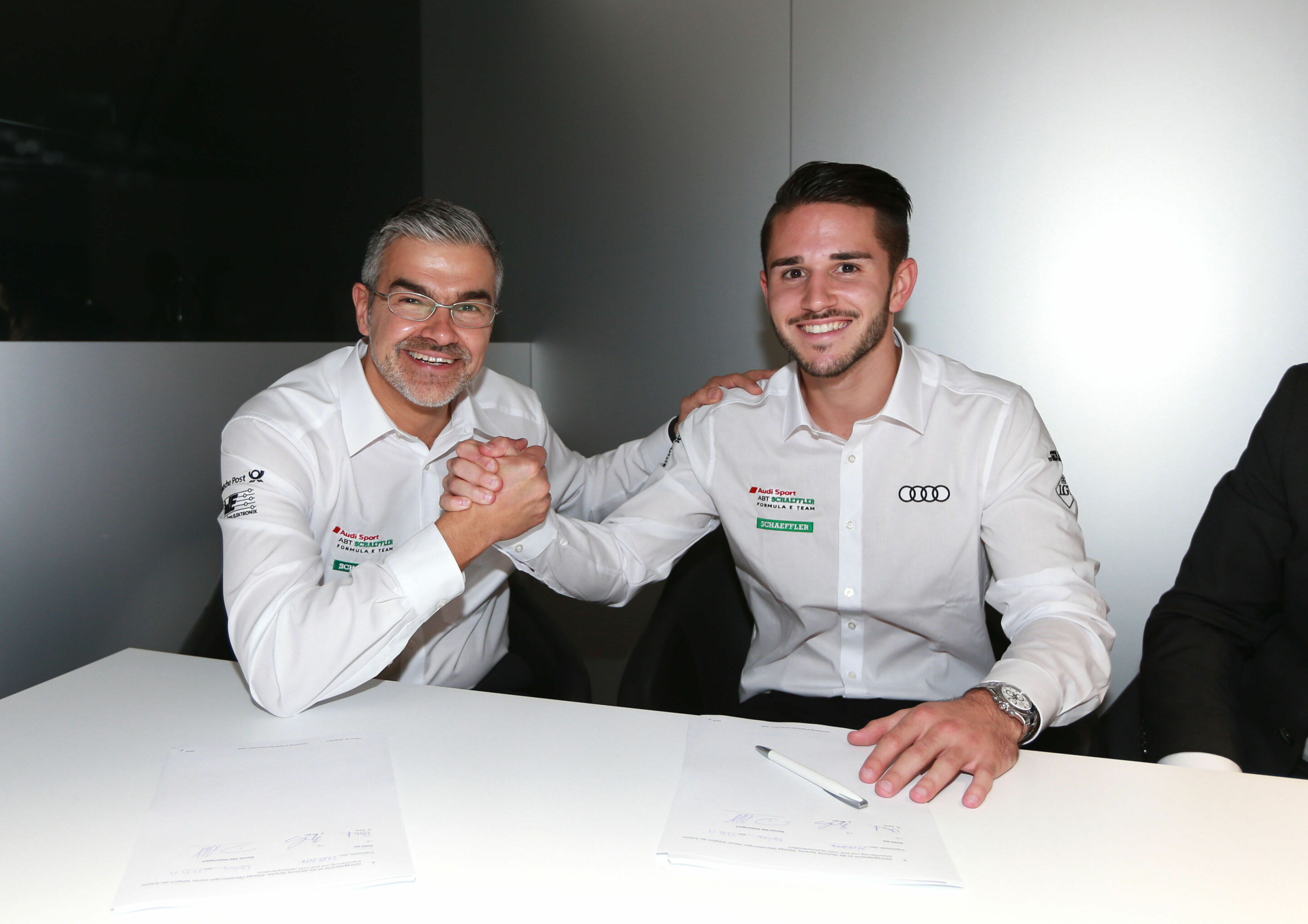 Audi Formula E Team Presentation - Dieter Gass, Daniel Abt