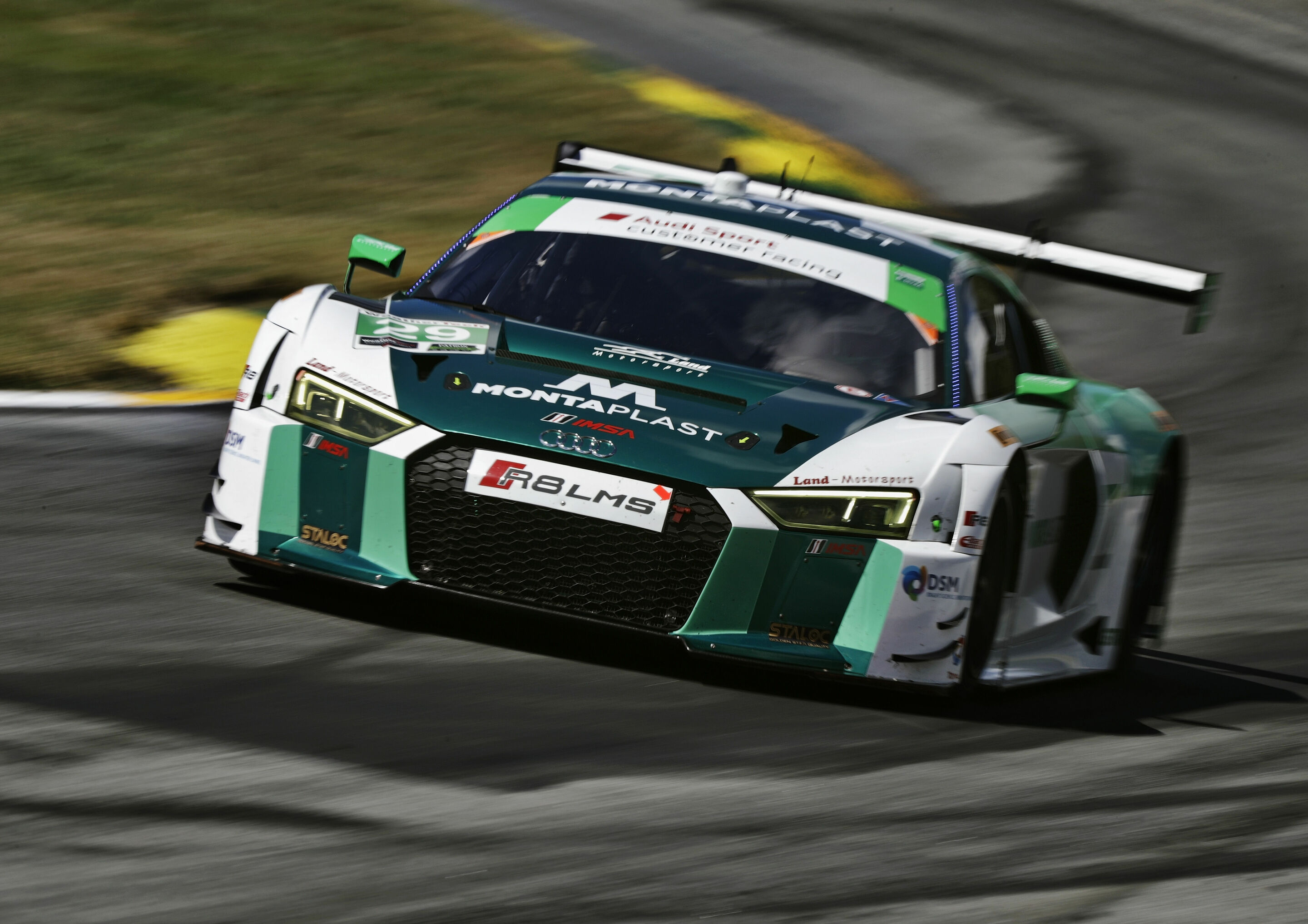 IMSA WeatherTech SportsCar Championship 2017 - Audi R8 LMS #29 (Montaplast by Land-Motorsport), Sheldon van der Linde/Christopher Mies/Connor De Phillippi