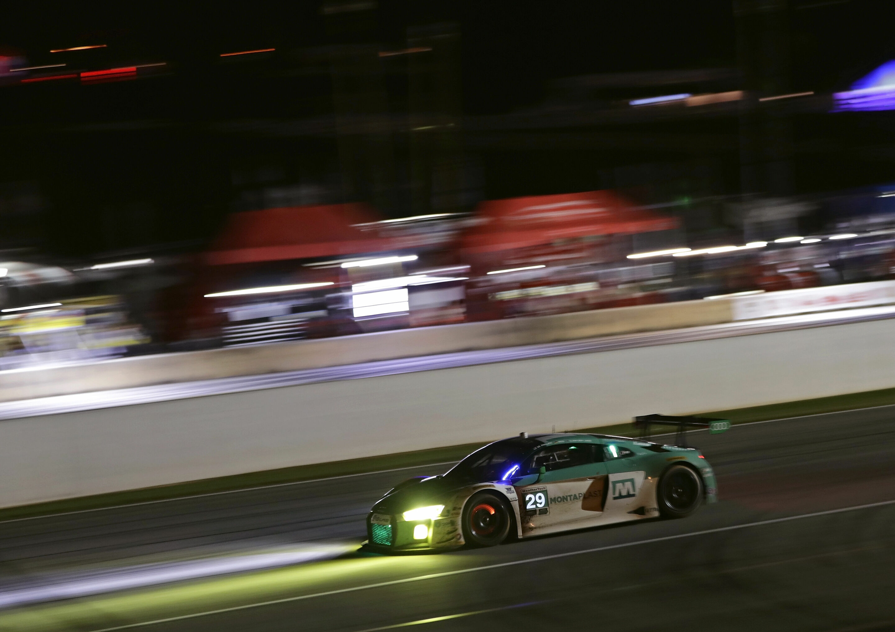 IMSA WeatherTech SportsCar Championship 2017 - Audi R8 LMS #29 (Montaplast by Land-Motorsport), Sheldon van der Linde/Christopher Mies/Connor De Phillippi