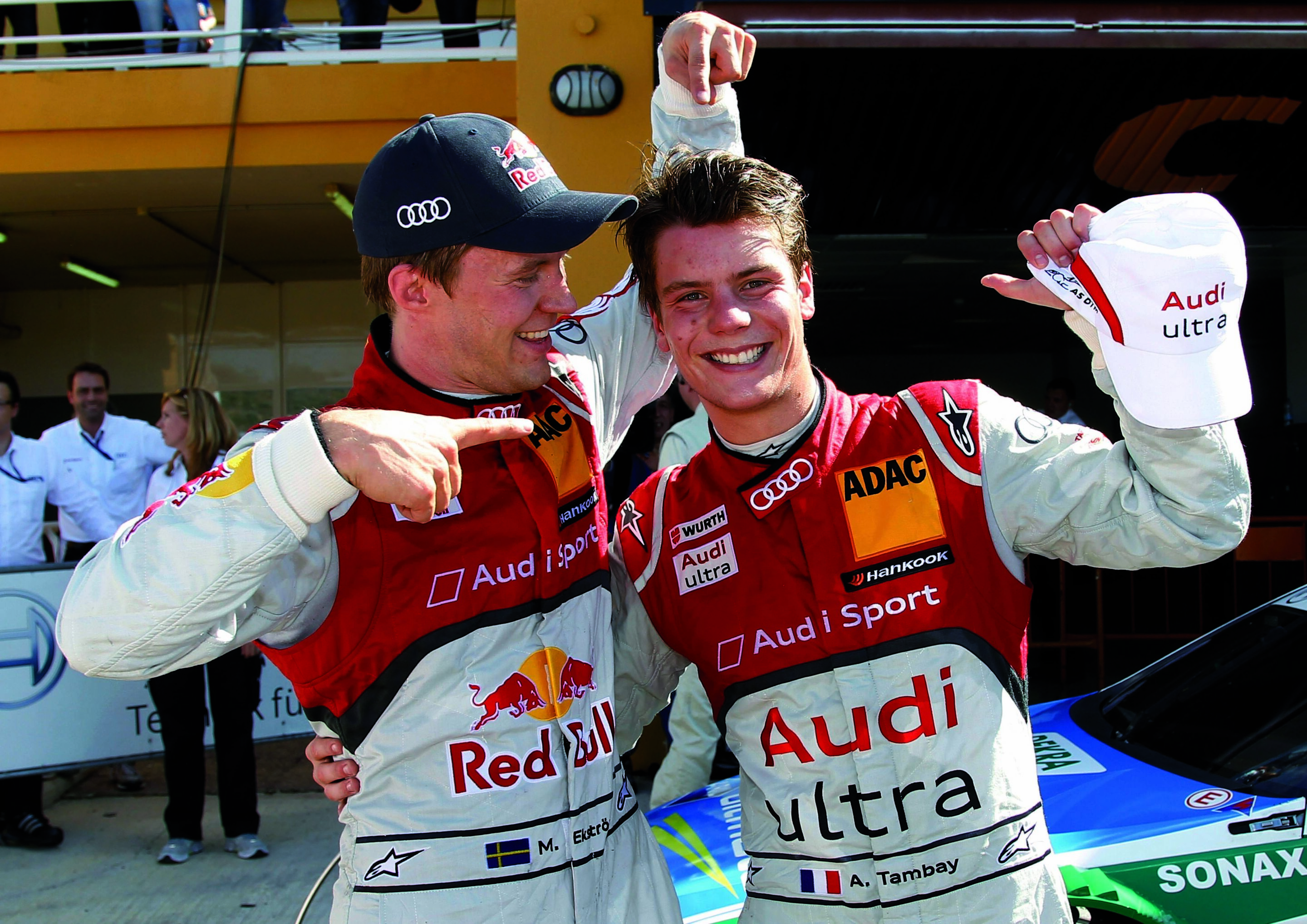 Audi übernimmt Führung in der Hersteller-Meisterschaft der DTM - Filipe Albuquerque, Edoardo Mortara.