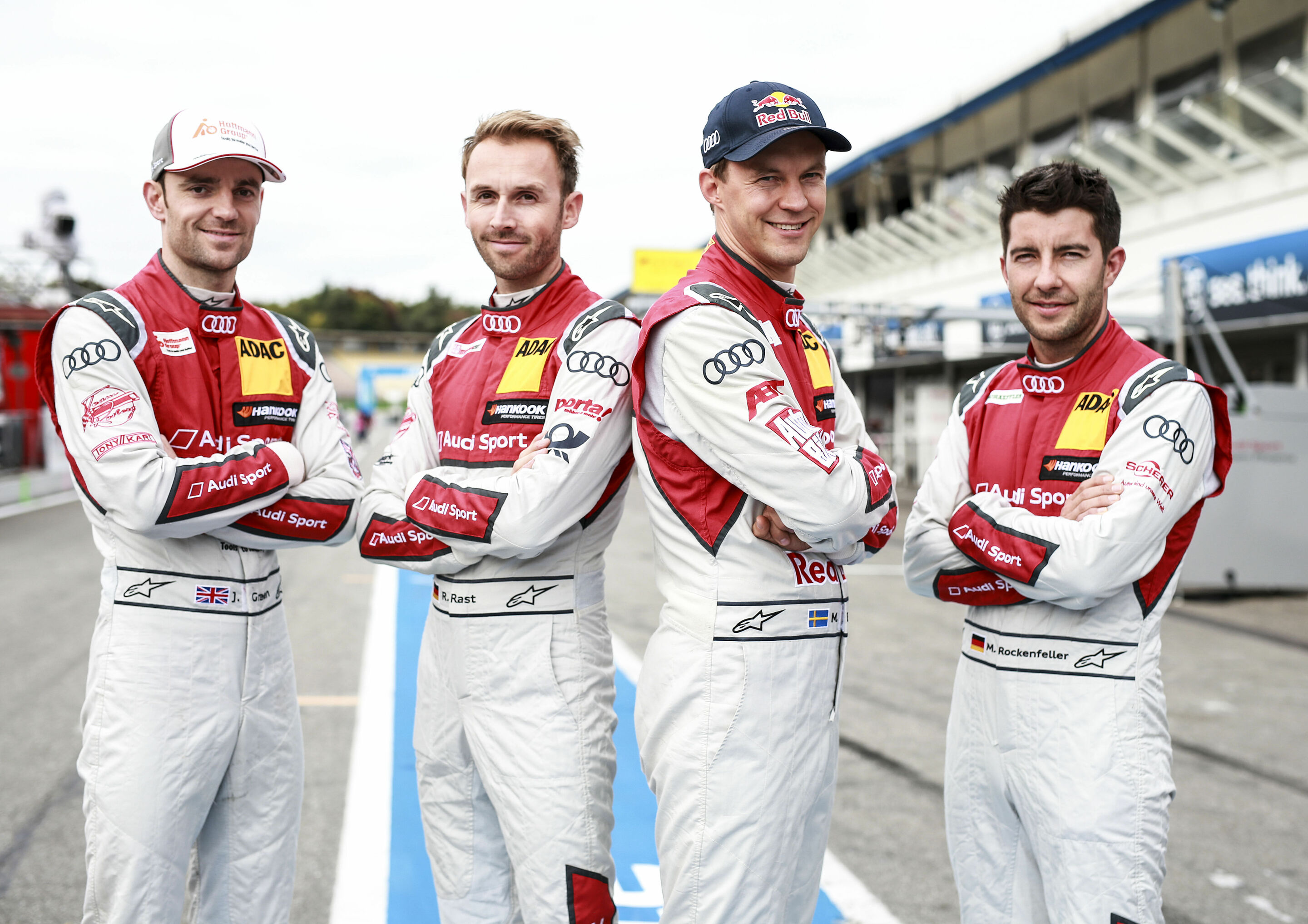 DTM Finale Hockenheim 2017 - Jamie Green, René Rast, Mattias Ekström, Mike Rockenfeller