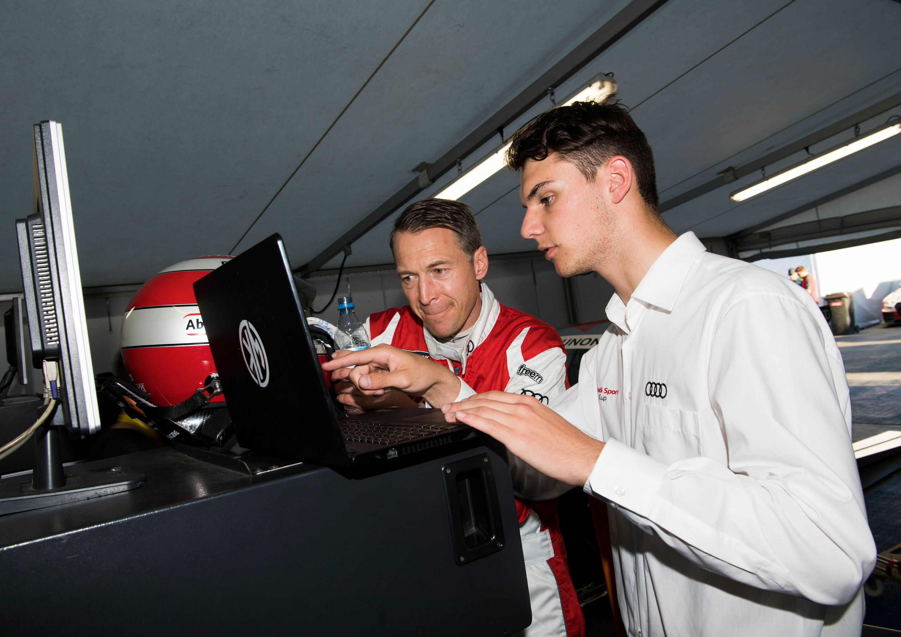 Audi TT cup Race of Legends - Frank Stippler, Keagan Masters