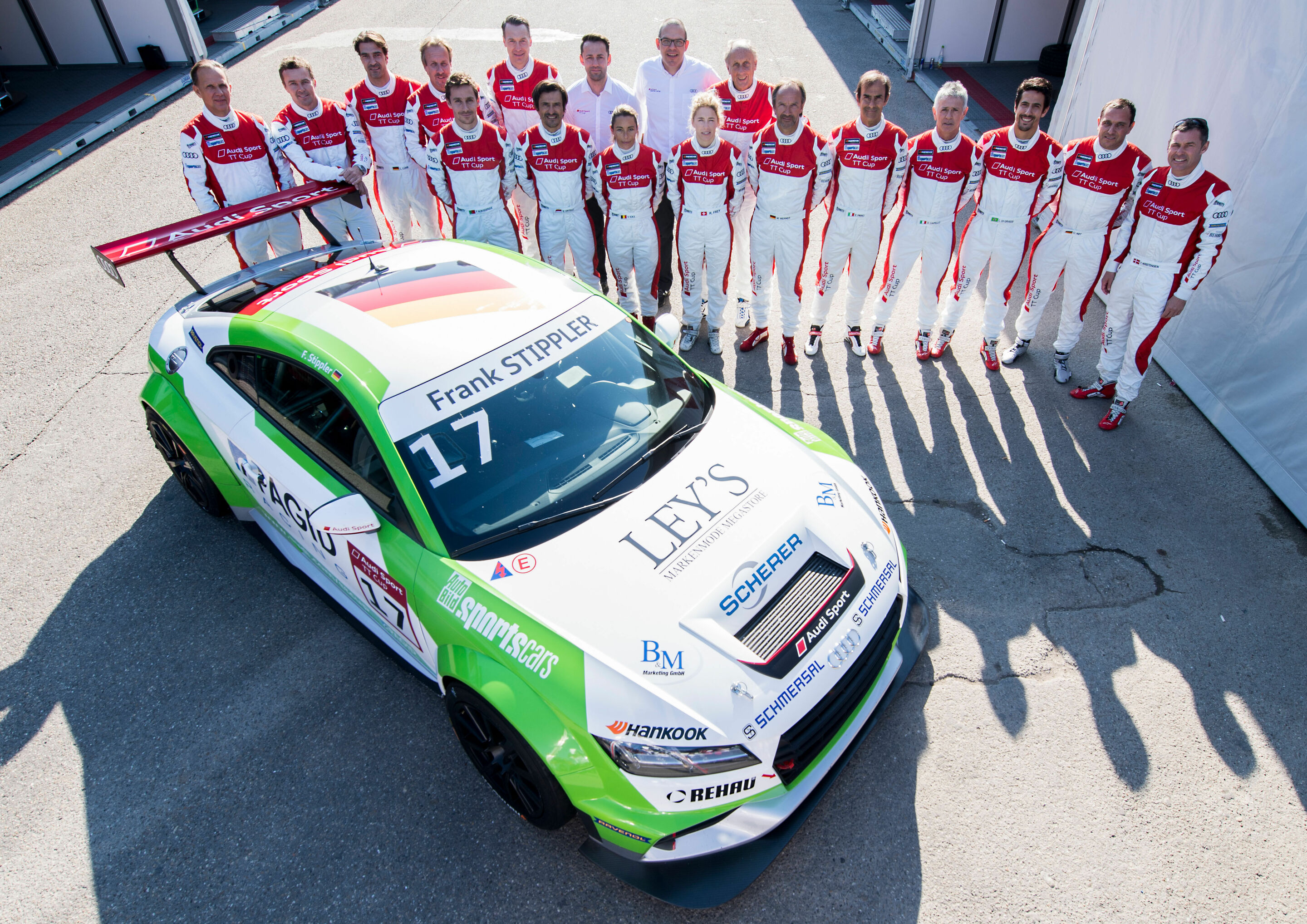 Audi TT cup Race of Legends - Jean-Marc Gounon, Marcel Fässler, Lucas Luhr, Frank Biela, Filipe Albuquerque, Frank Stippler, Stéphane Ortelli, Philipp Mondelaers, Vanina Ickx, Chris Reinke, Rahel Frey, Hans-Joachim Stuck, Marco Werner, Emanuele Pirro,...