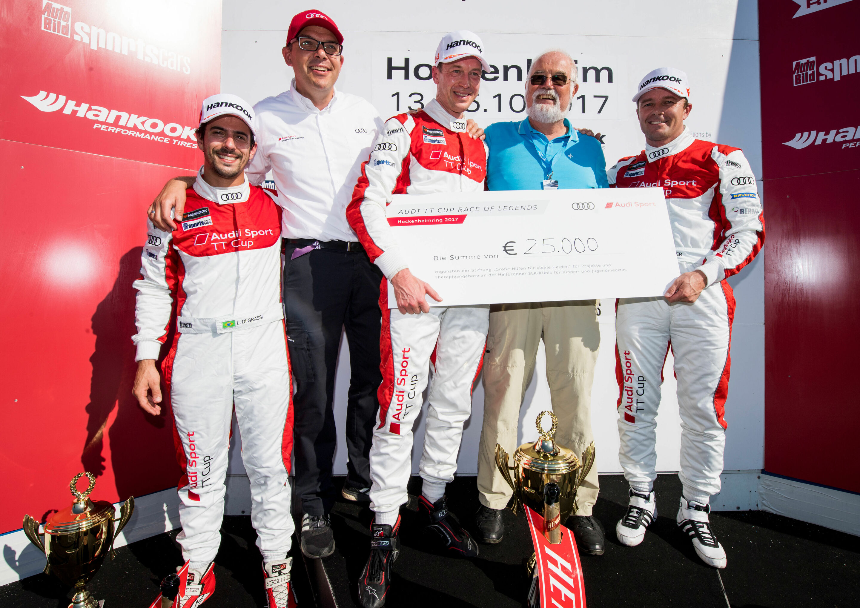 Audi TT cup Race of Legends - Lucas di Grassi, Chris Reinke, Frank Stippler, Hans Hambücher, Marcel Fässler