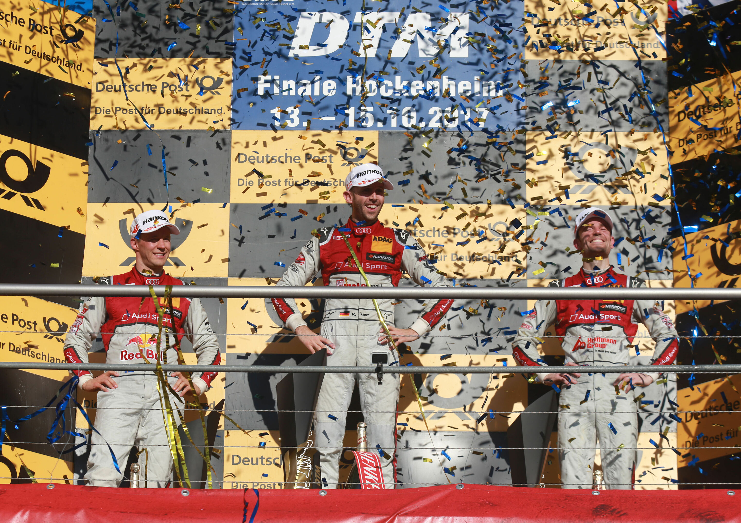 DTM Finale Hockenheim 2017 - Mattias Ekström, René Rast, Jamie Green