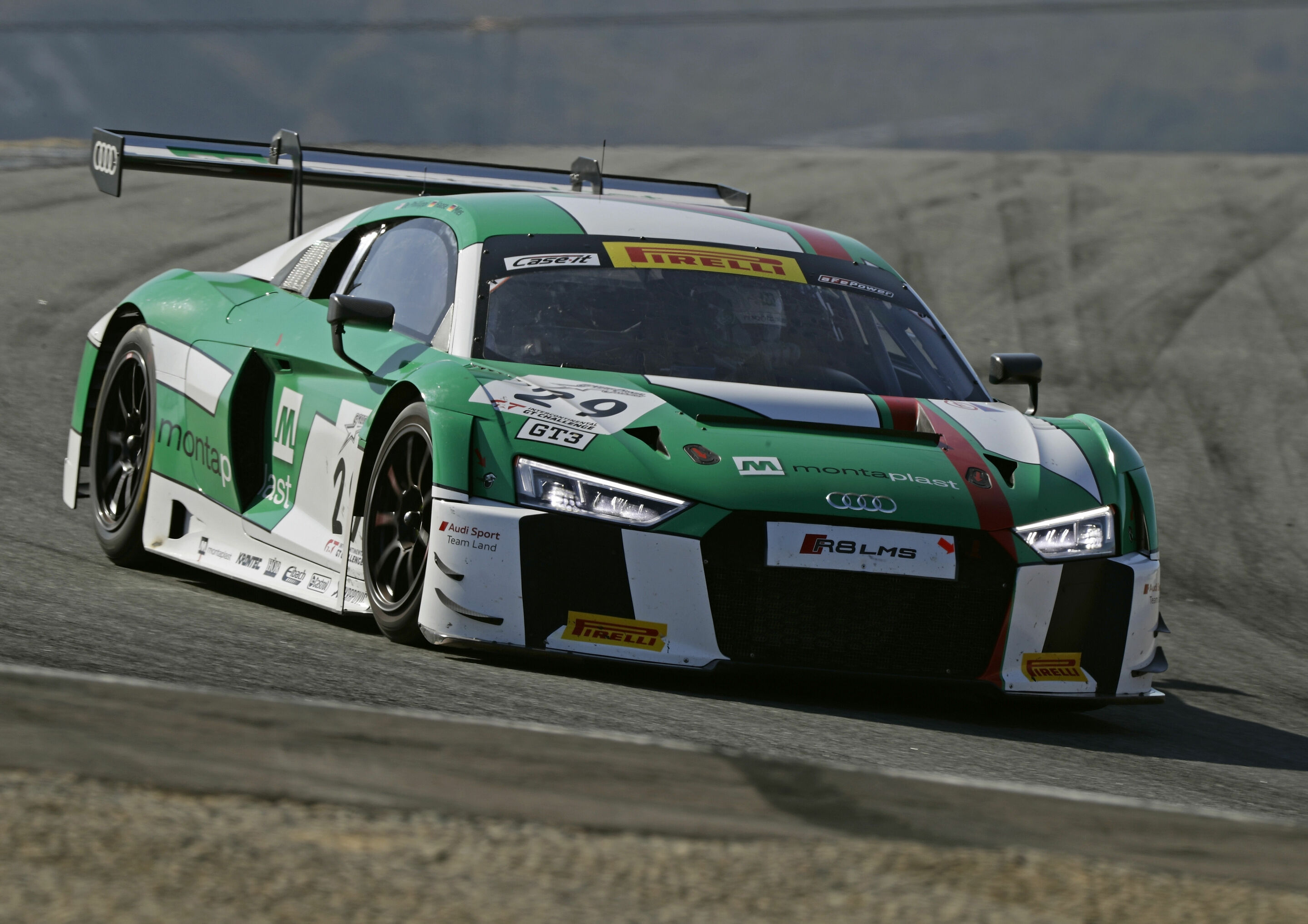California 8 Hours 2017 - Audi R8 LMS #29 (Audi Sport Team Land), Connor De Phillippi/Christopher Haase/Christopher Mies