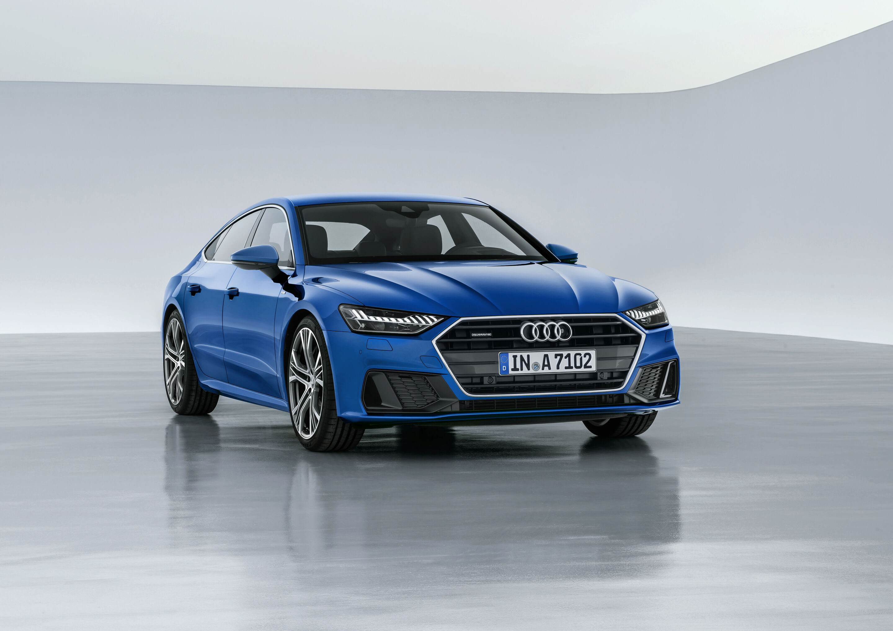 Audi A7 Sportback (until 2025) - Static photo
Colour: Ara Blue