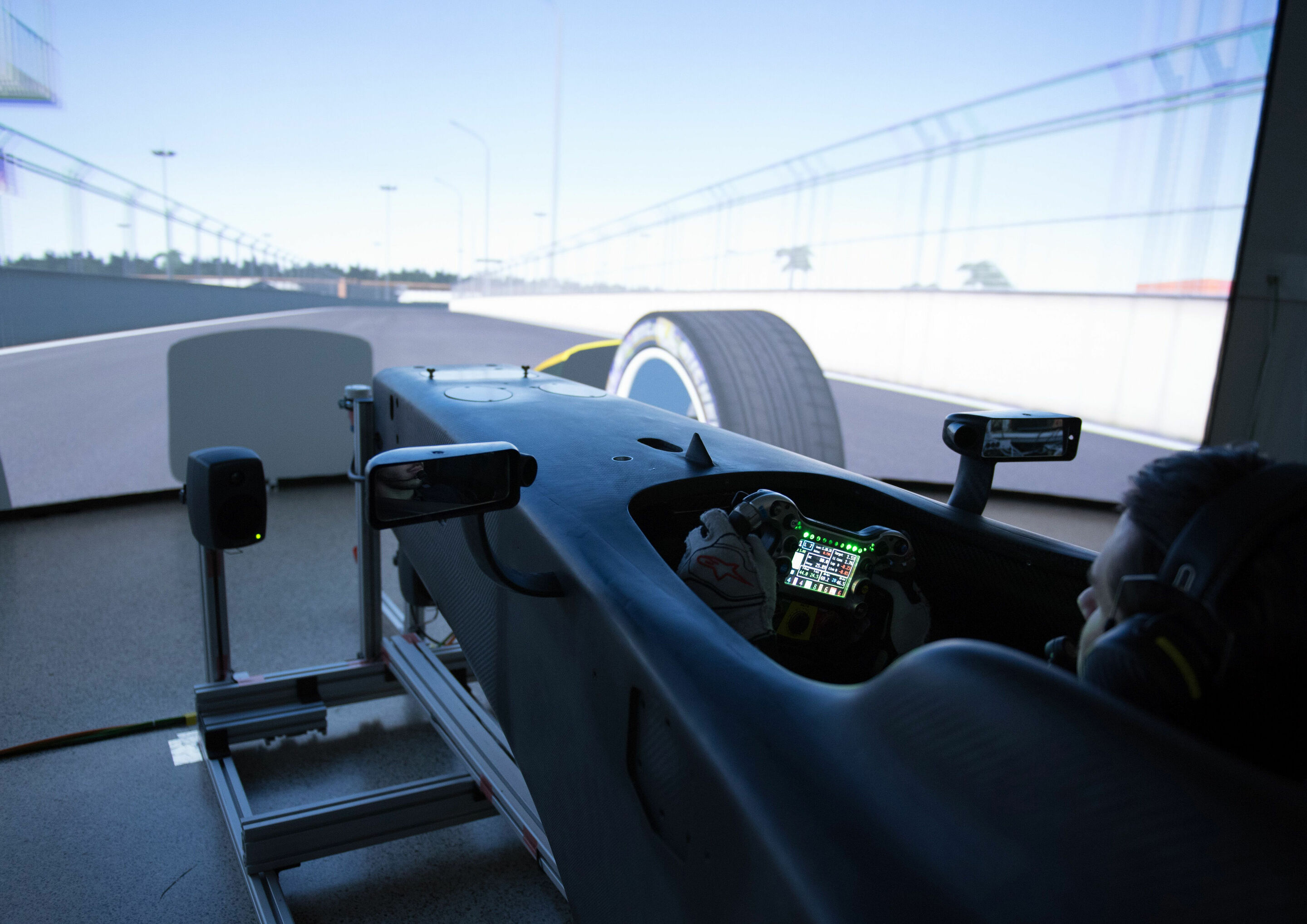 Formel E Vorbereitung Saison 4 - Audi e-tron FE04, Daniel Abt, Simulator