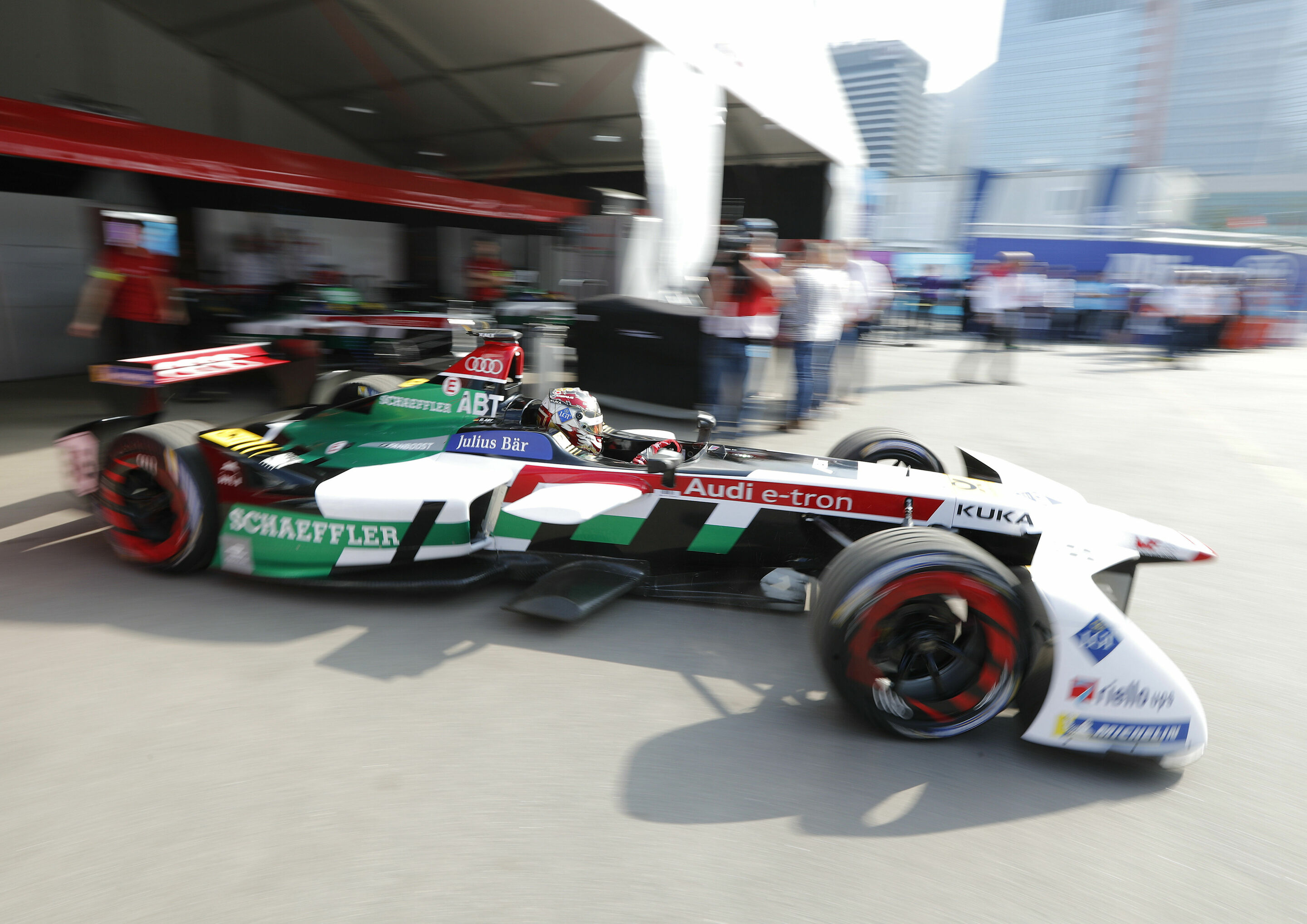 Formula E, Hong Kong E-Prix 2017 - Audi e-tron FE04 #66 (Audi Sport ABT Schaeffler), Daniel Abt