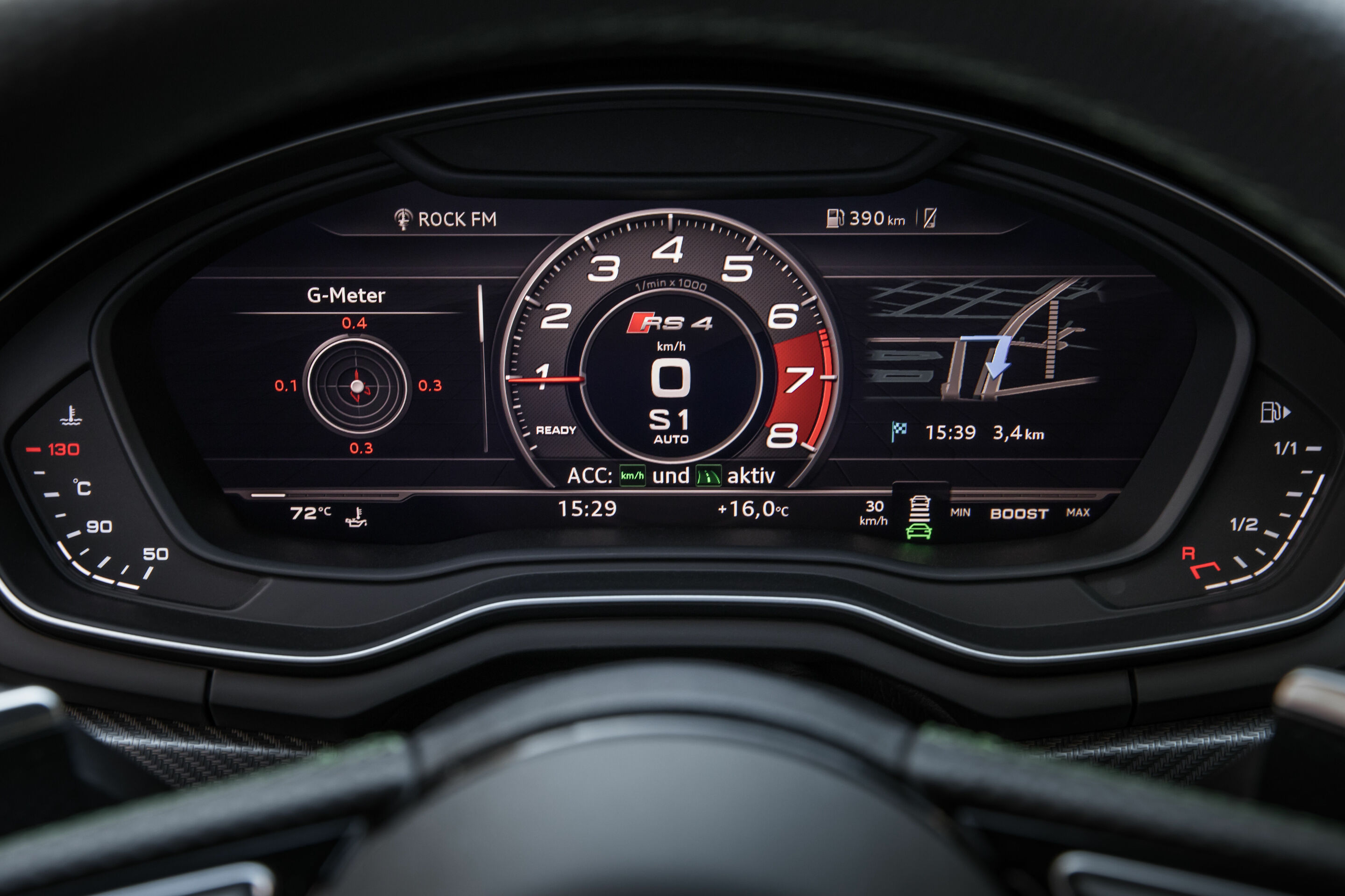 Audi RS 4 Avant - Audi virtual cockpit