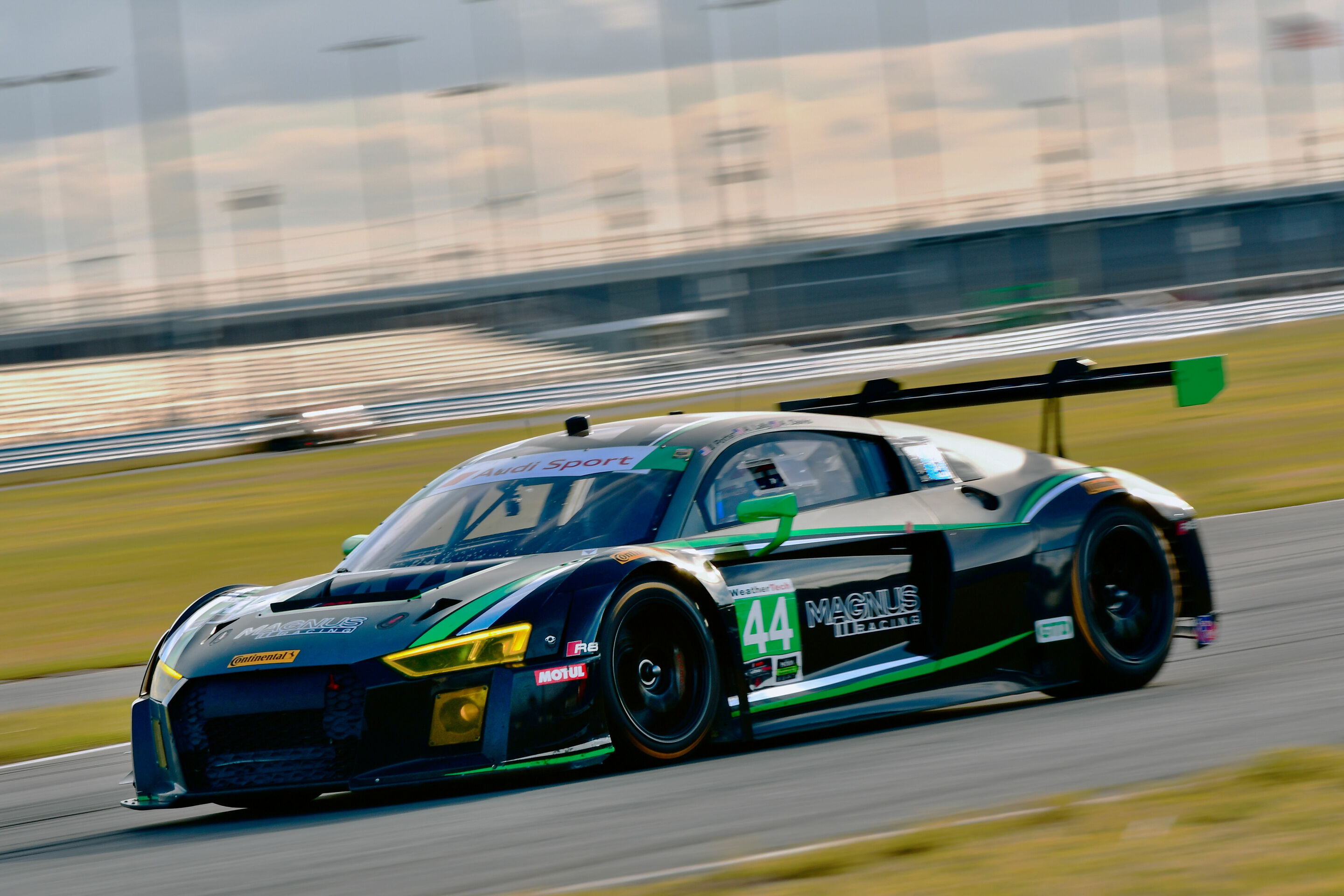 24h Daytona Testtage 2018 - Audi R8 LMS #44 (Magnus Racing), Andrew Davis/Andy Lally/John Potter/Markus Winkelhock