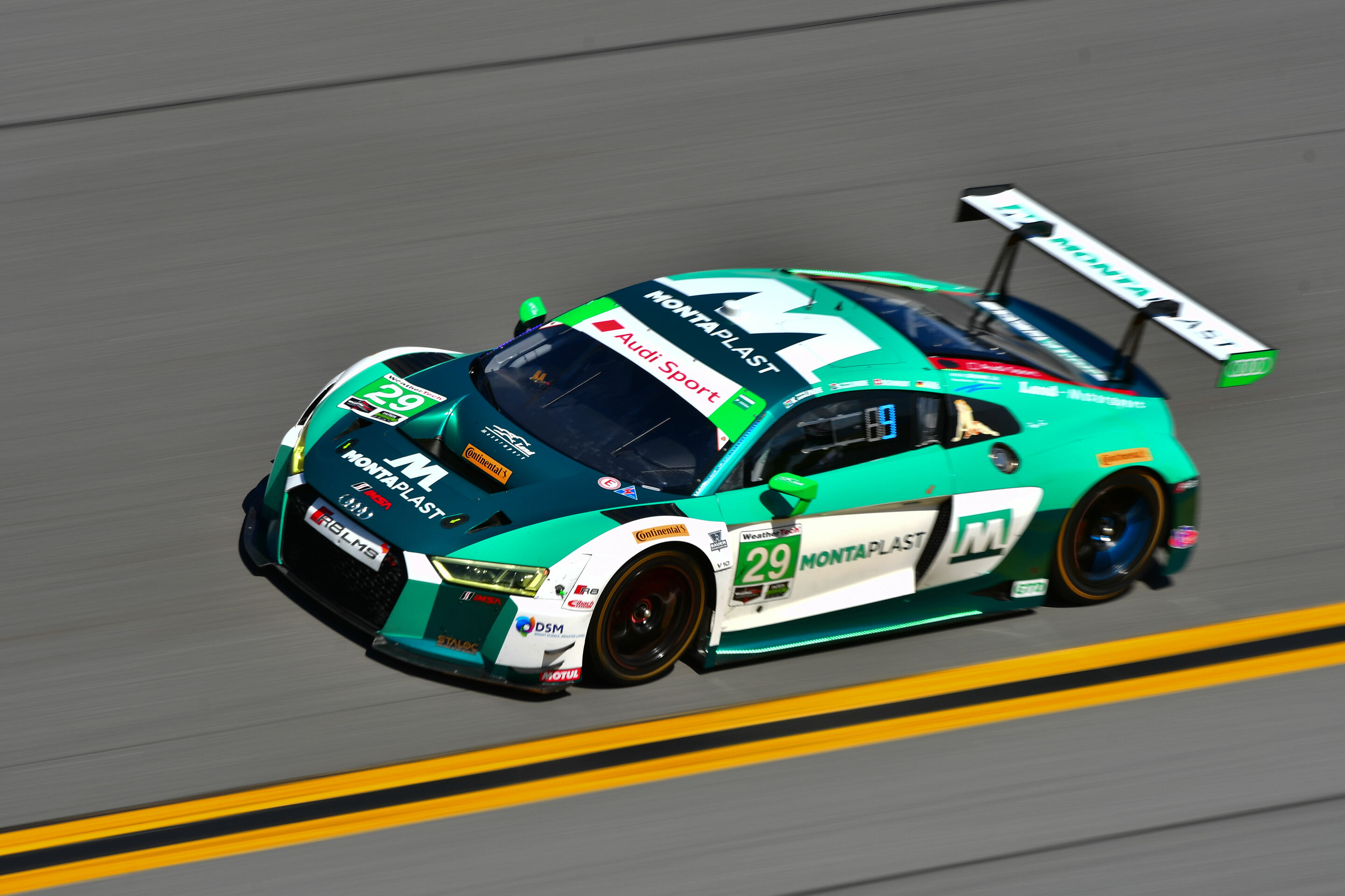 24h Daytona test days 2018 - Audi R8 LMS #29 (Montaplast by Land-Motorsport), Kelvin van der Linde/Sheldon van der Linde/Christopher Mies/Jeffrey Schmidt