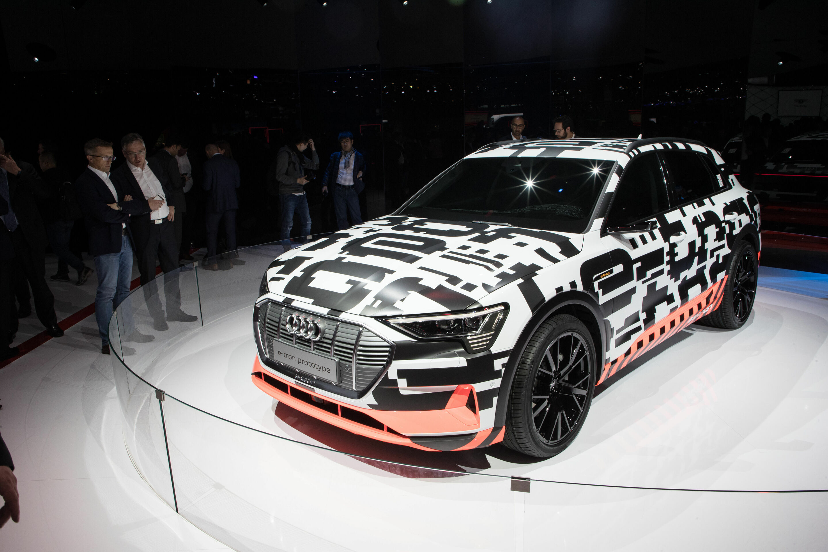 88. Internationaler Automobilsalon Genf 2018 - Der Audi e-tron-Prototyp auf dem Automobilsalon Genf 2018.