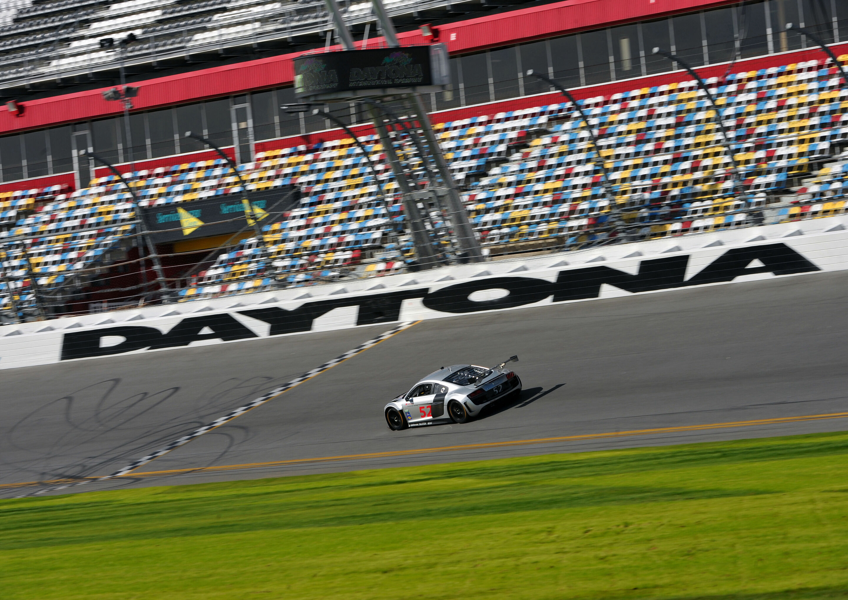 Audi R8 LMS startet in neuer US-Rennserie - Audi R8 LMS bei Testfahrten in Daytona