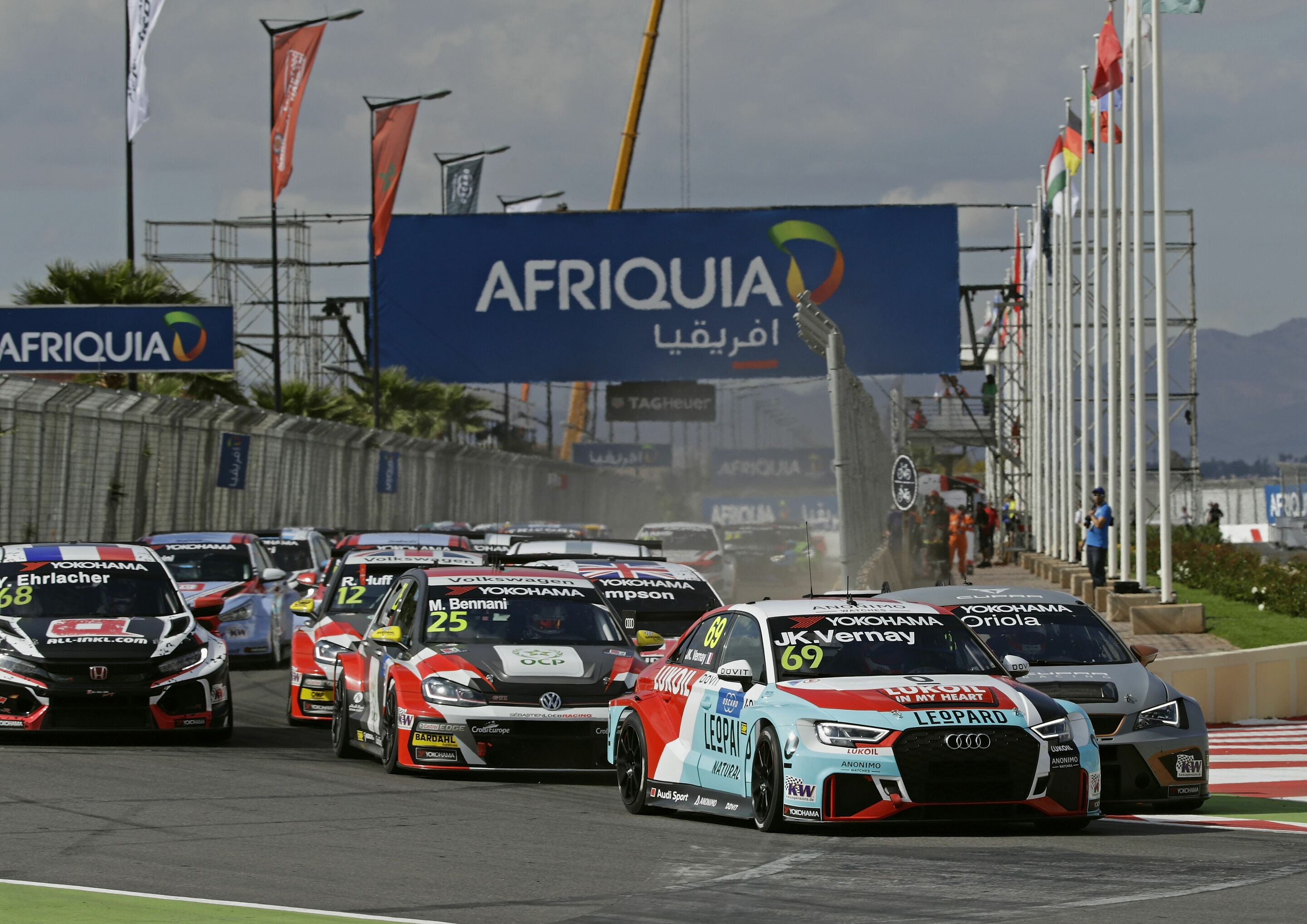 WTCR – FIA-Tourenwagen-Weltcup 2018 - Audi RS 3 LMS #69 (Audi Sport Leopard Lukoil Team), Jean-Karl Vernay
