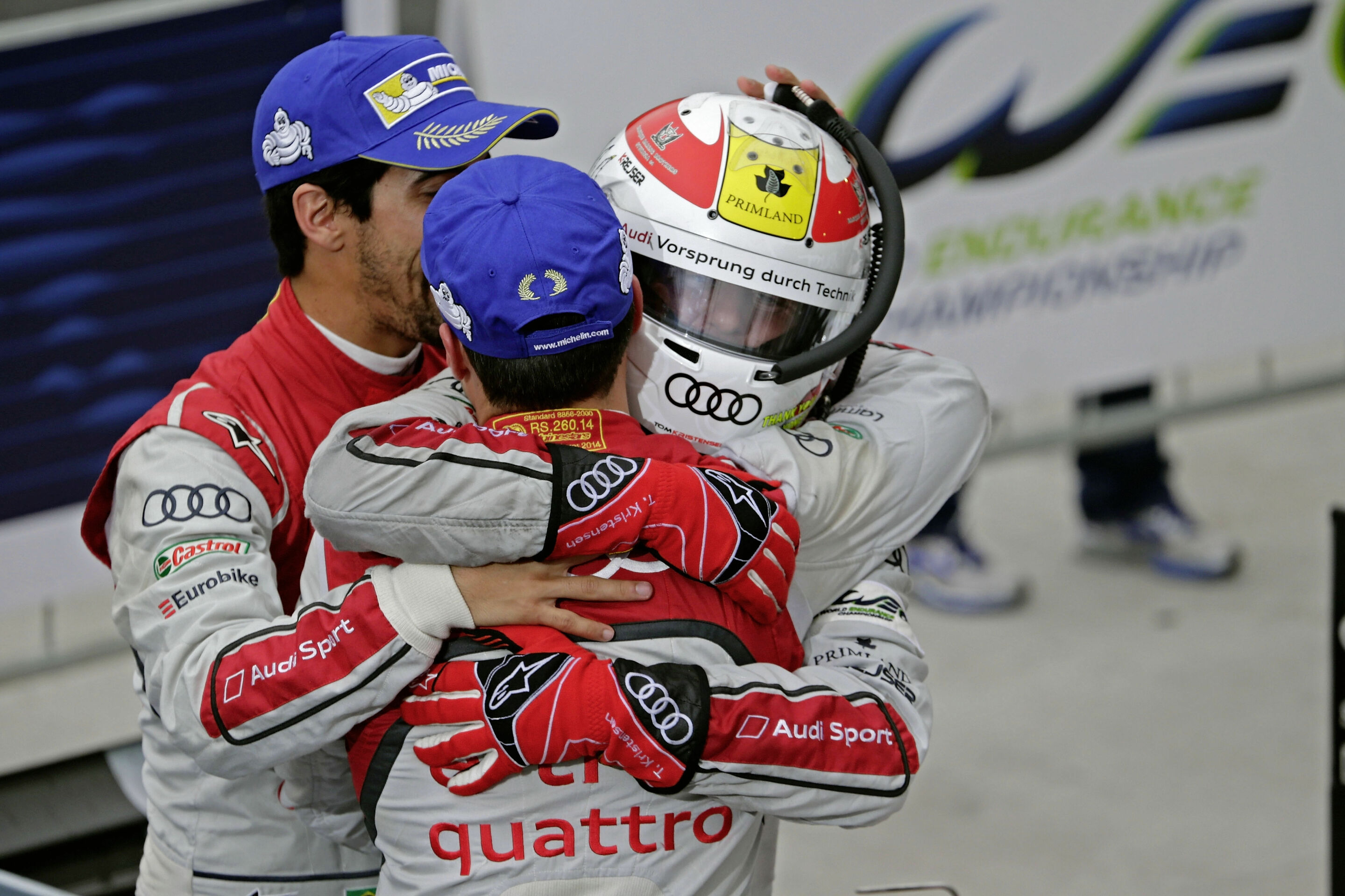WEC São Paulo 2014 - Lucas di Grassi, Loïc Duval, Tom Kristensen