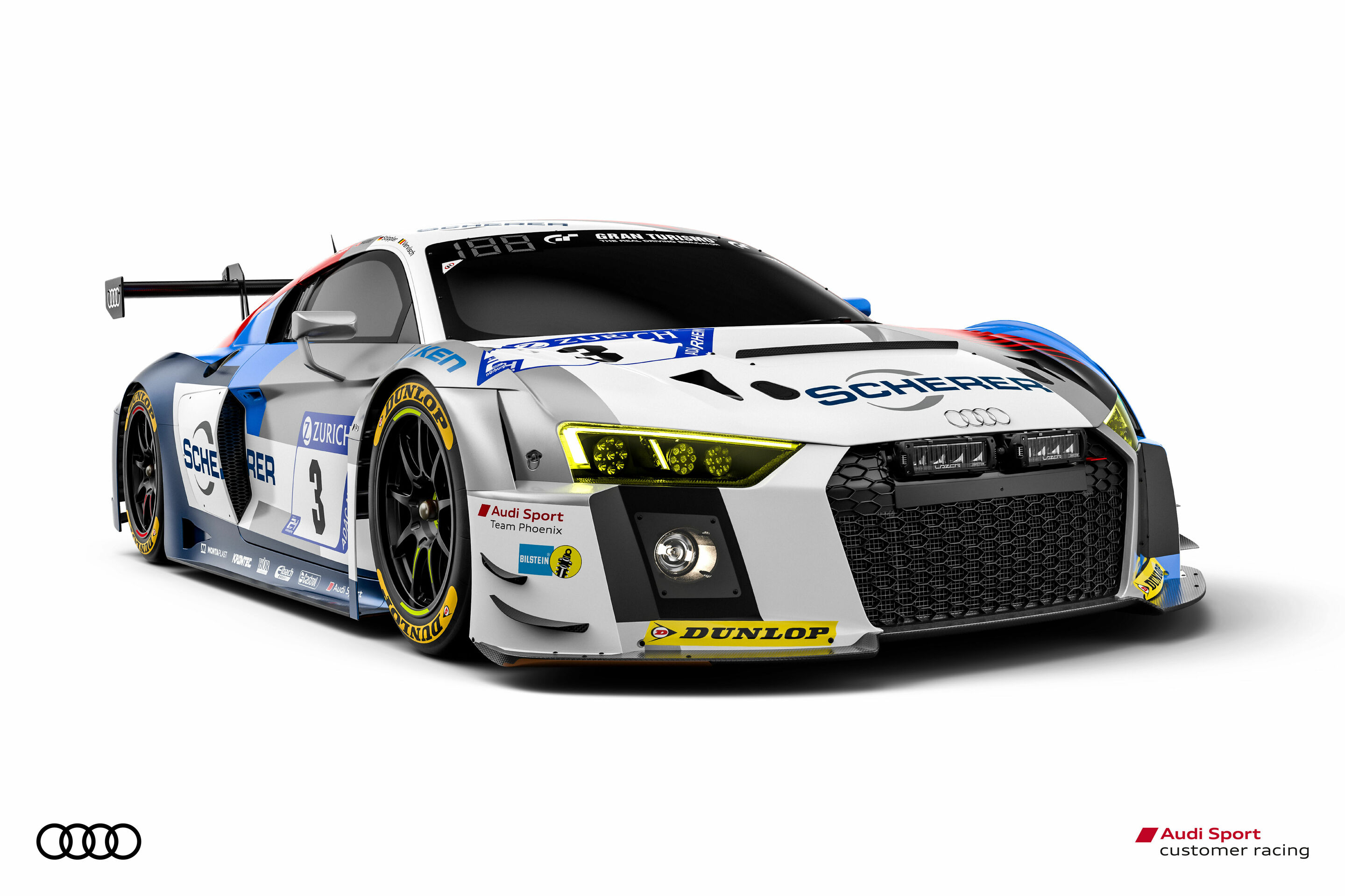 24h Nürburgring 2018 - Audi R8 LMS #3 (Audi Sport Team Phoenix),
Christopher Haase/Nico Müller/Frank Stippler/Frédéric Vervisch