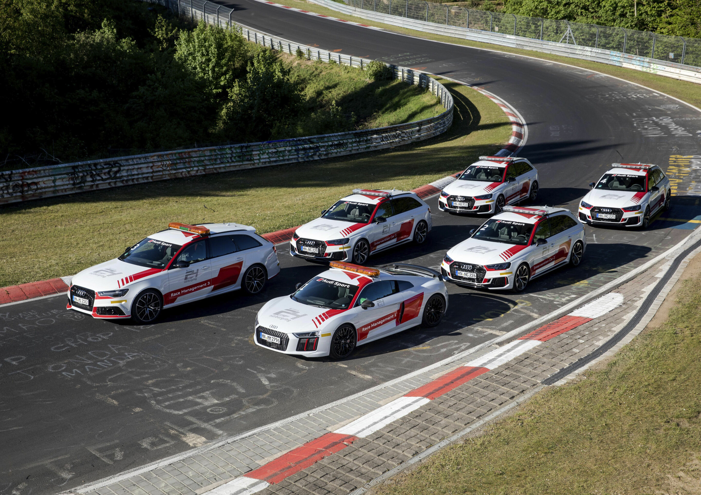 24h Nürburgring 2018 - Audi Sport Official Cars