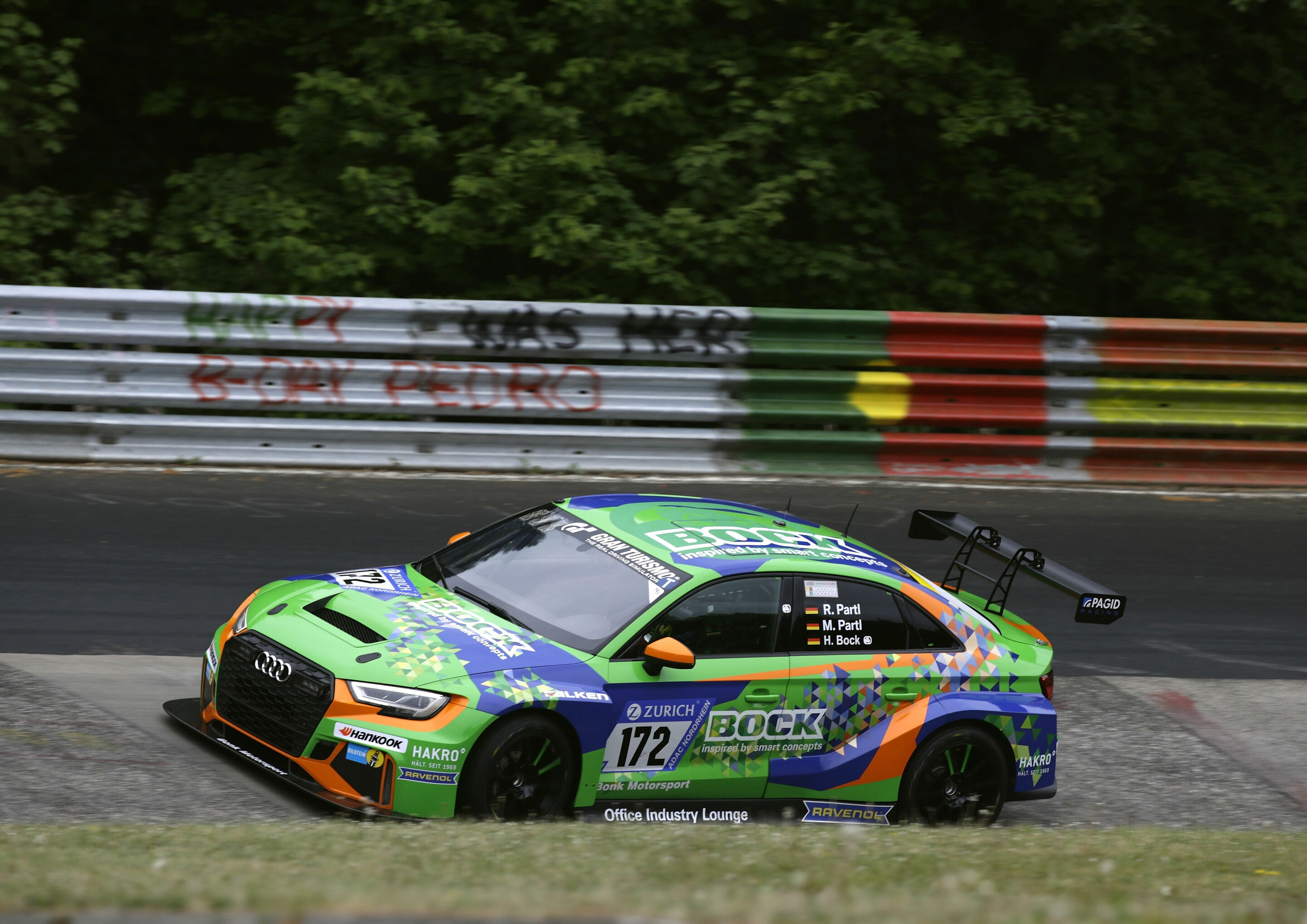 24h Nürburgring 2018 - Audi RS 3 LMS (Bonk Motorsport), Hermann Bock/Max Partl/Rainer Partl/Volker Piepmeyer