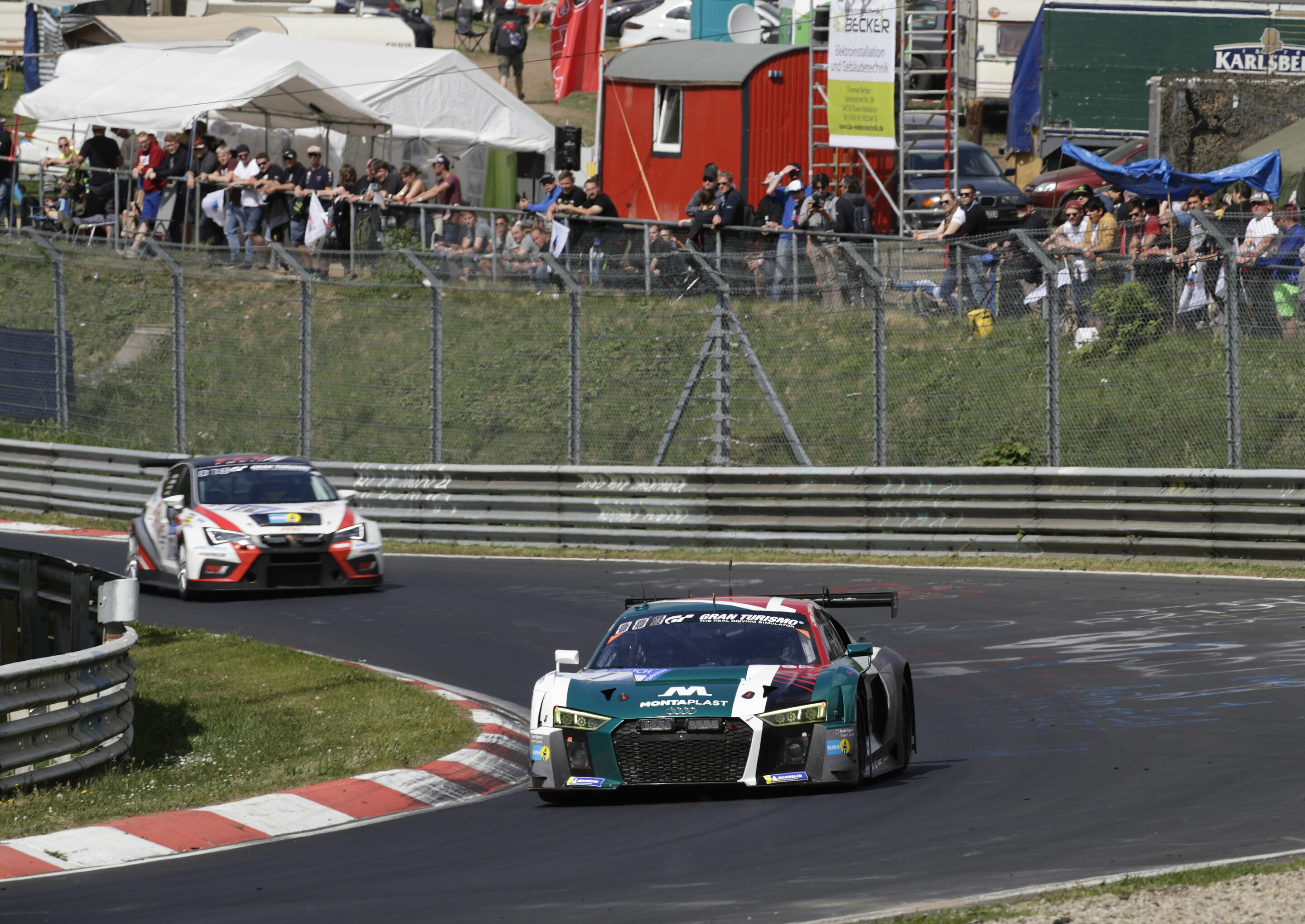 24h Nürburgring 2018 - Audi R8 LMS #1 (Audi Sport Team Land), Kelvin van der Linde/Sheldon van der Linde/Christopher Mies/René Rast