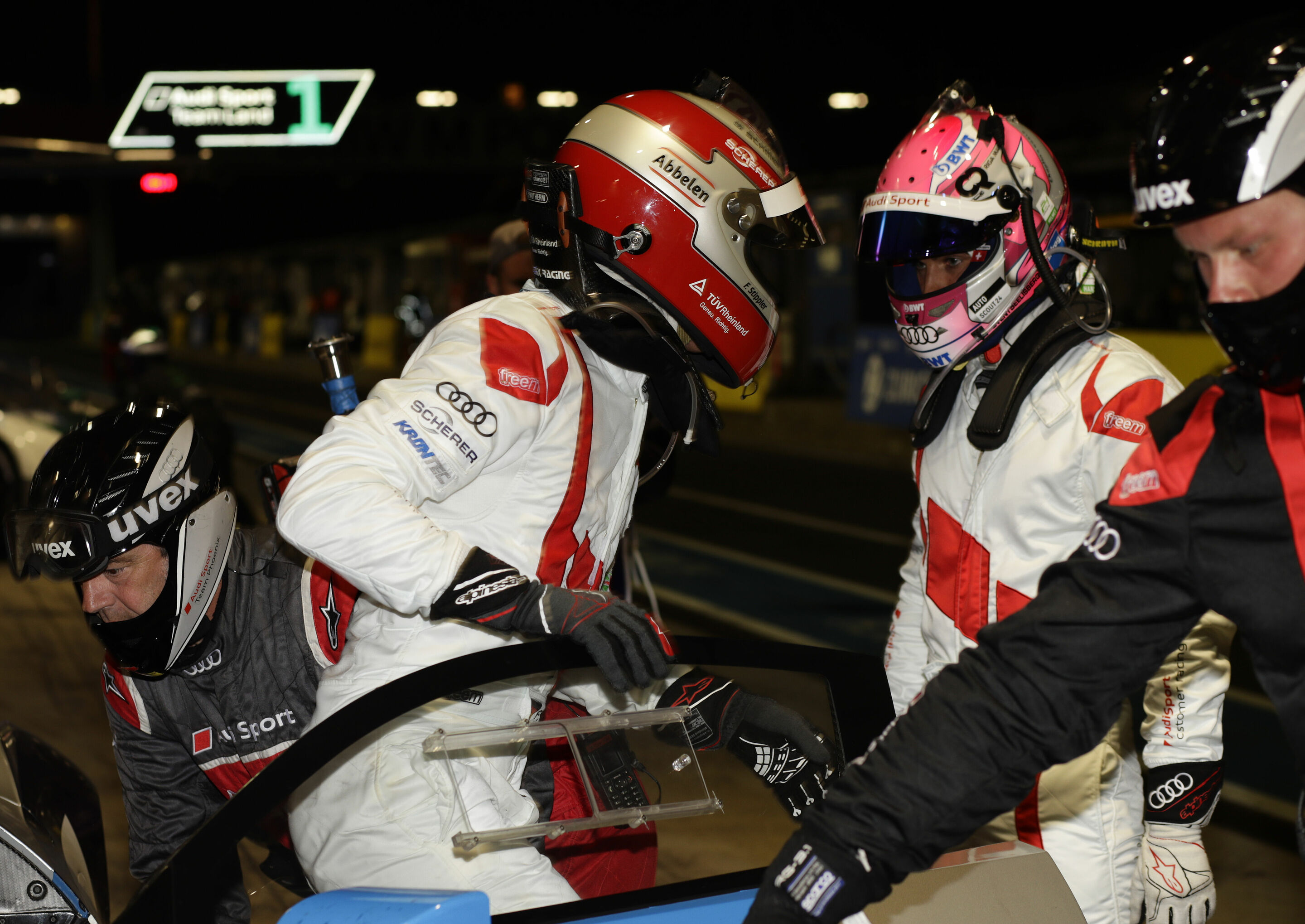 24h Nürburgring 2018 - Audi R8 LMS #3 (Audi Sport Team Phoenix), Christopher Haase/Nico Müller/Frank Stippler/Frédéric Vervisch