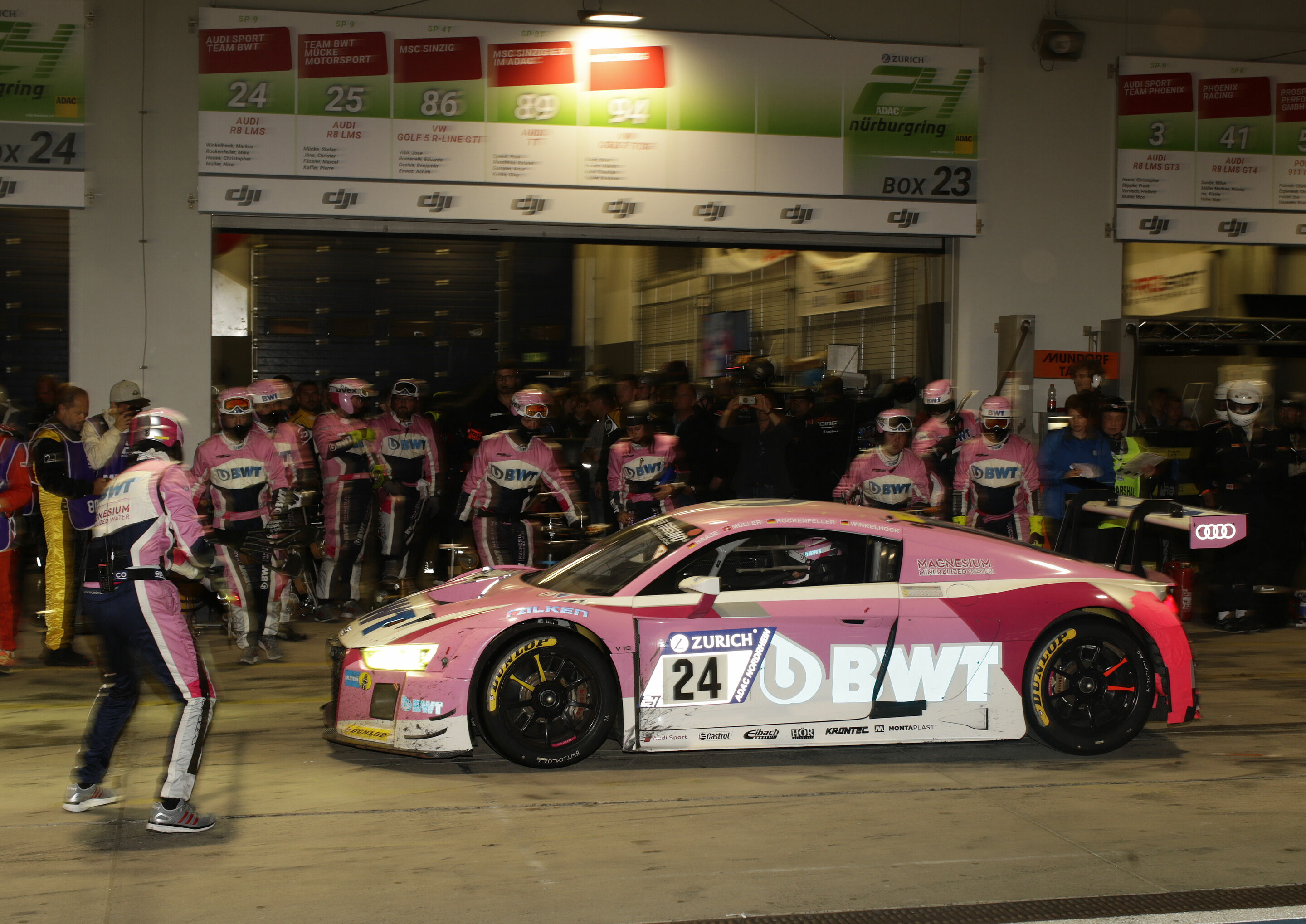 24h Nürburgring 2018 - Audi R8 LMS #24 (Audi Sport Team BWT), Christopher Haase/Nico Müller/Markus Winkelhock/Mike Rockenfeller