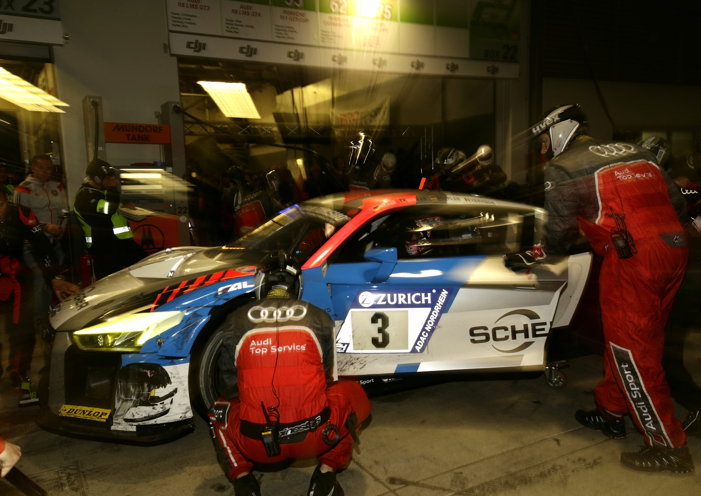 24h Nürburgring 2018 - Audi R8 LMS #3 (Audi Sport Team Phoenix), Christopher Haase/Nico Müller/Frank Stippler/Frédéric Vervisch