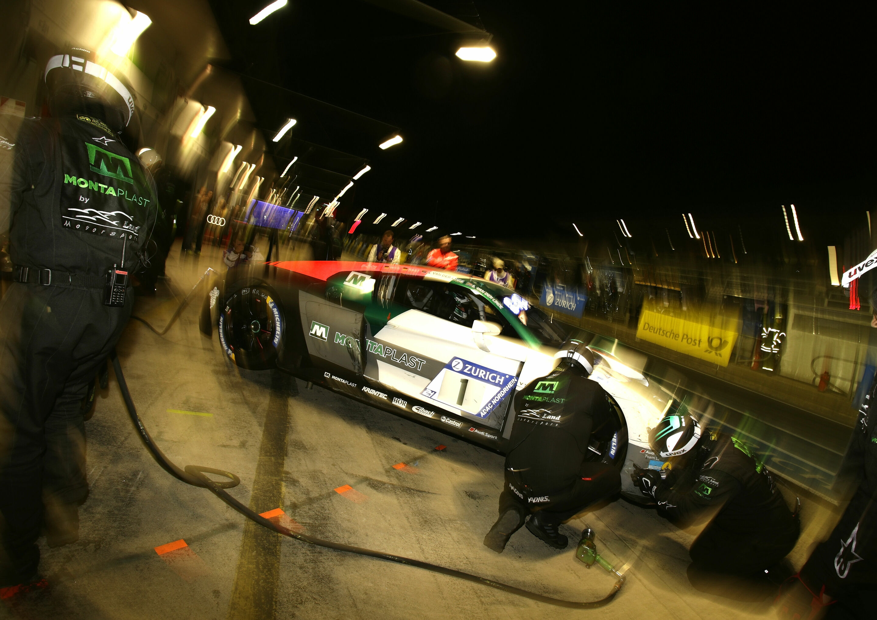 24h Nürburgring 2018 - Audi R8 LMS #1 (Audi Sport Team Land), Kelvin van der Linde/Sheldon van der Linde/Christopher Mies/René Rast