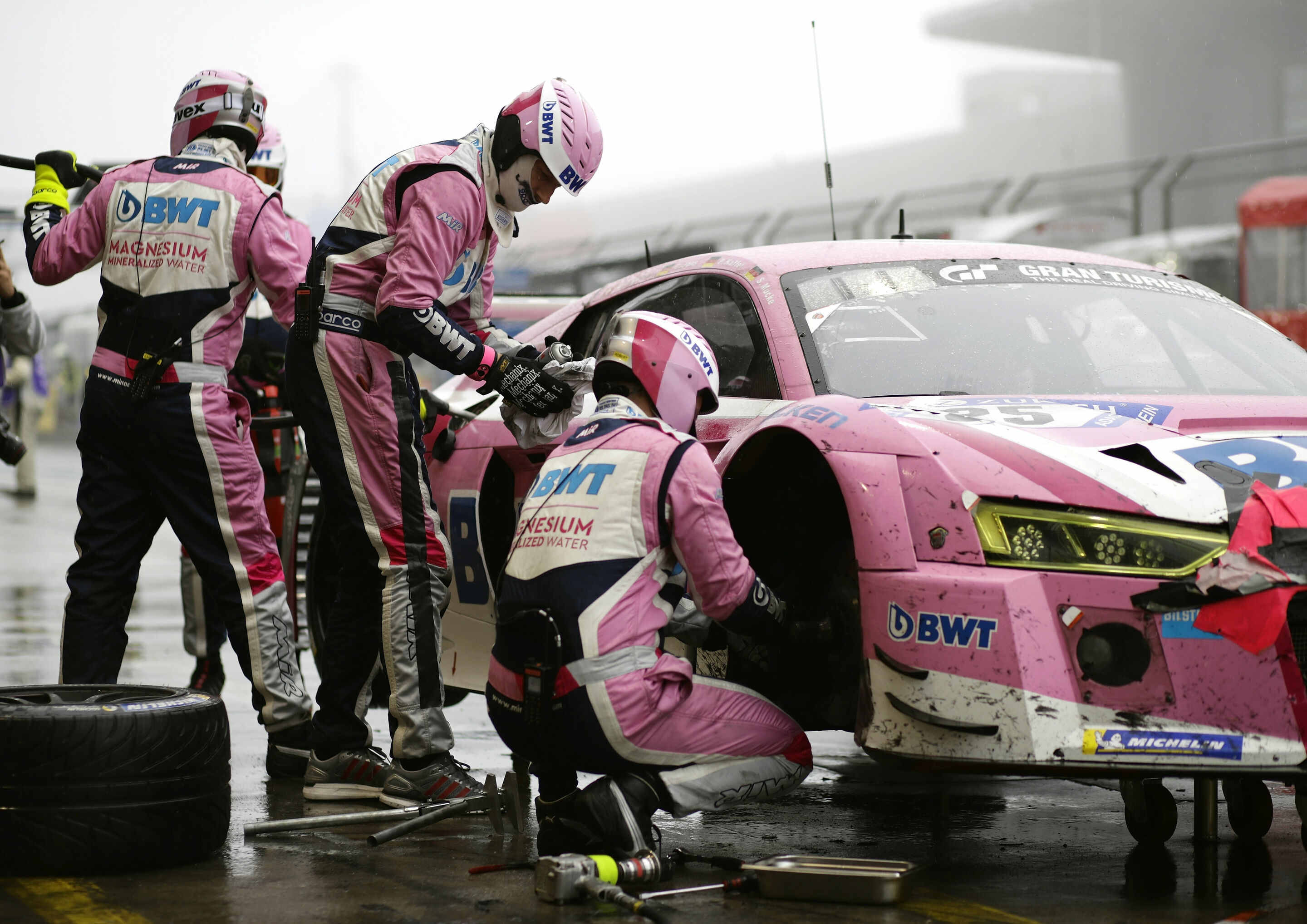 24h Nürburgring 2018 - Audi R8 LMS #25 (Team BWT Mücke Motorsport), Marcel Fässler/Christer Jöns/Pierre Kaffer/Stefan Mücke