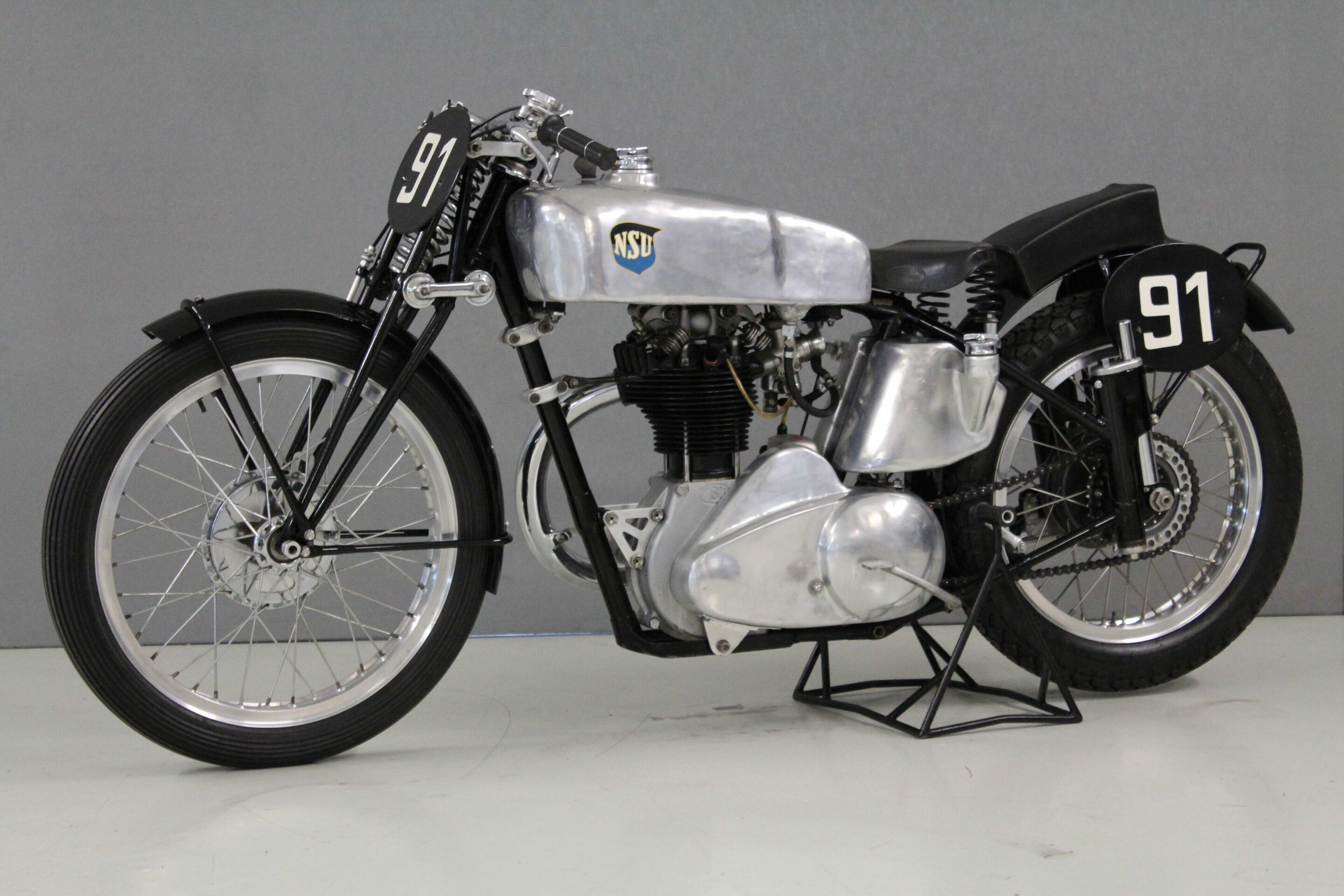 Zurück auf der Piste: Audi Tradition bringt historische Motorräder an den Sachsenring - NSU SSR 500 „Bullus“