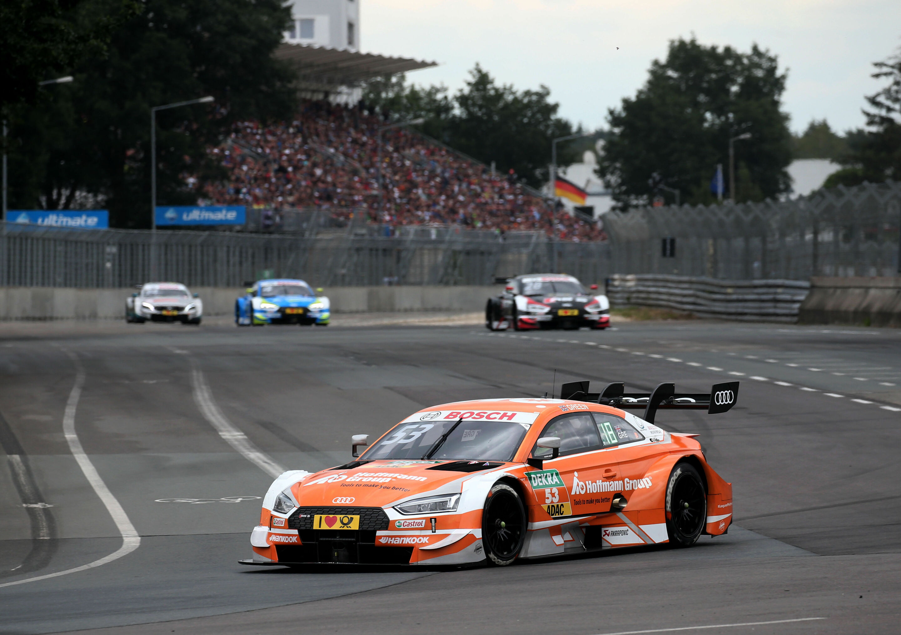 DTM Norisring 2018 - Hoffmann Group Audi RS 5 DTM #53 (Audi Sport Team Rosberg), Jamie Green