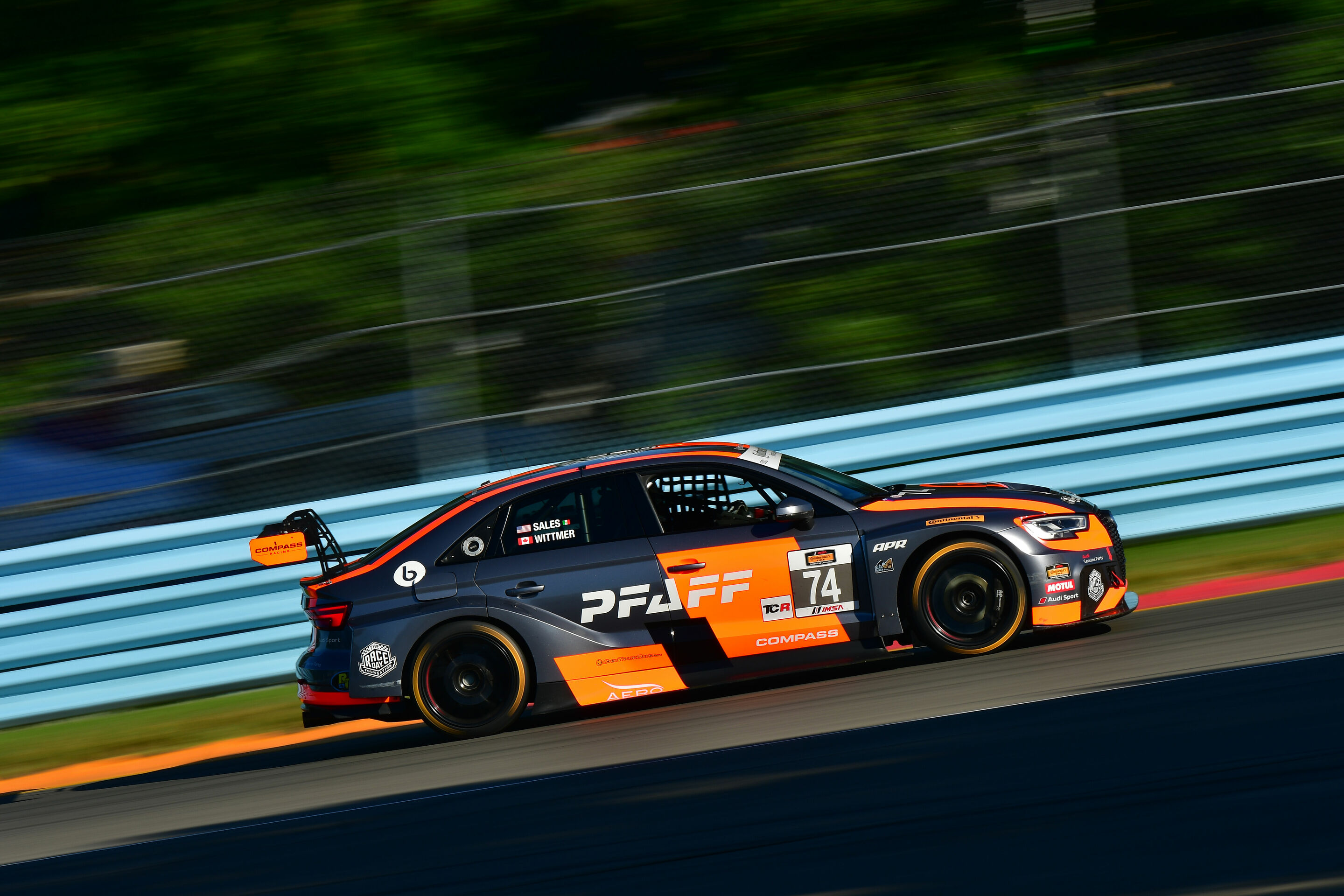 IMSA Continental Tire SportsCar Challenge 2018 - Audi RS 3 LMS #74 (Compass Racing), Rodrigo Sales/Kuno Wittmer