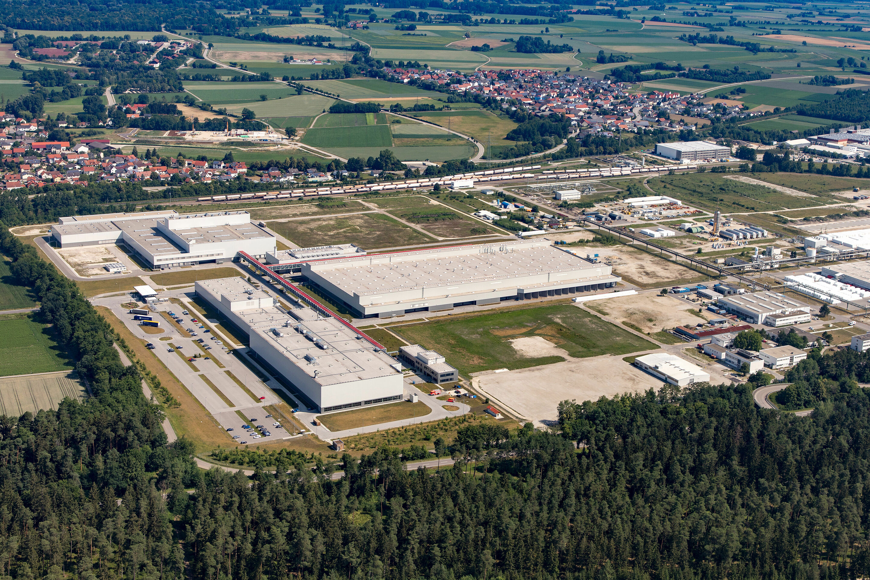 Audi Site Münchsmünster aerial photo - Audi Site Münchsmünster aerial photo