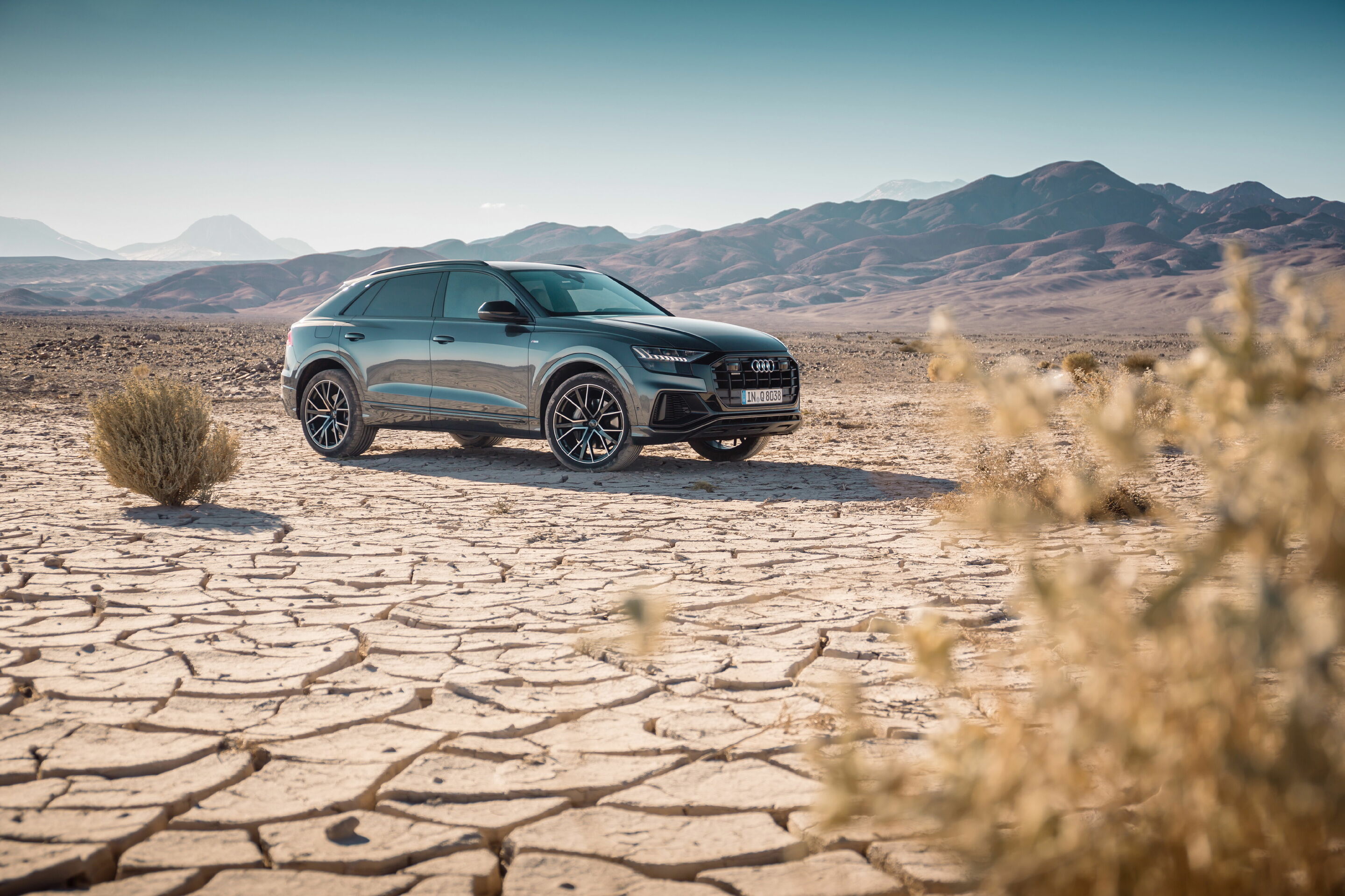 Audi Q8 - Static photo,
Colour: Daytona grey