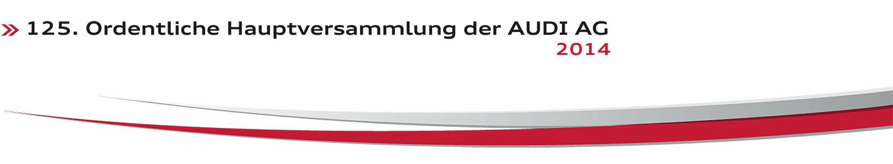 Live auf Audi MediaTV: Die 125. Hauptversammlung der AUDI AG - Audi überträgt die Hauptversammlung am 22. Mai via Satellit und als Livestream im Internet auf Audi MediaTV (www.audimedia.tv), den Audi MediaServices (www.audi-mediaservices.com) und der...